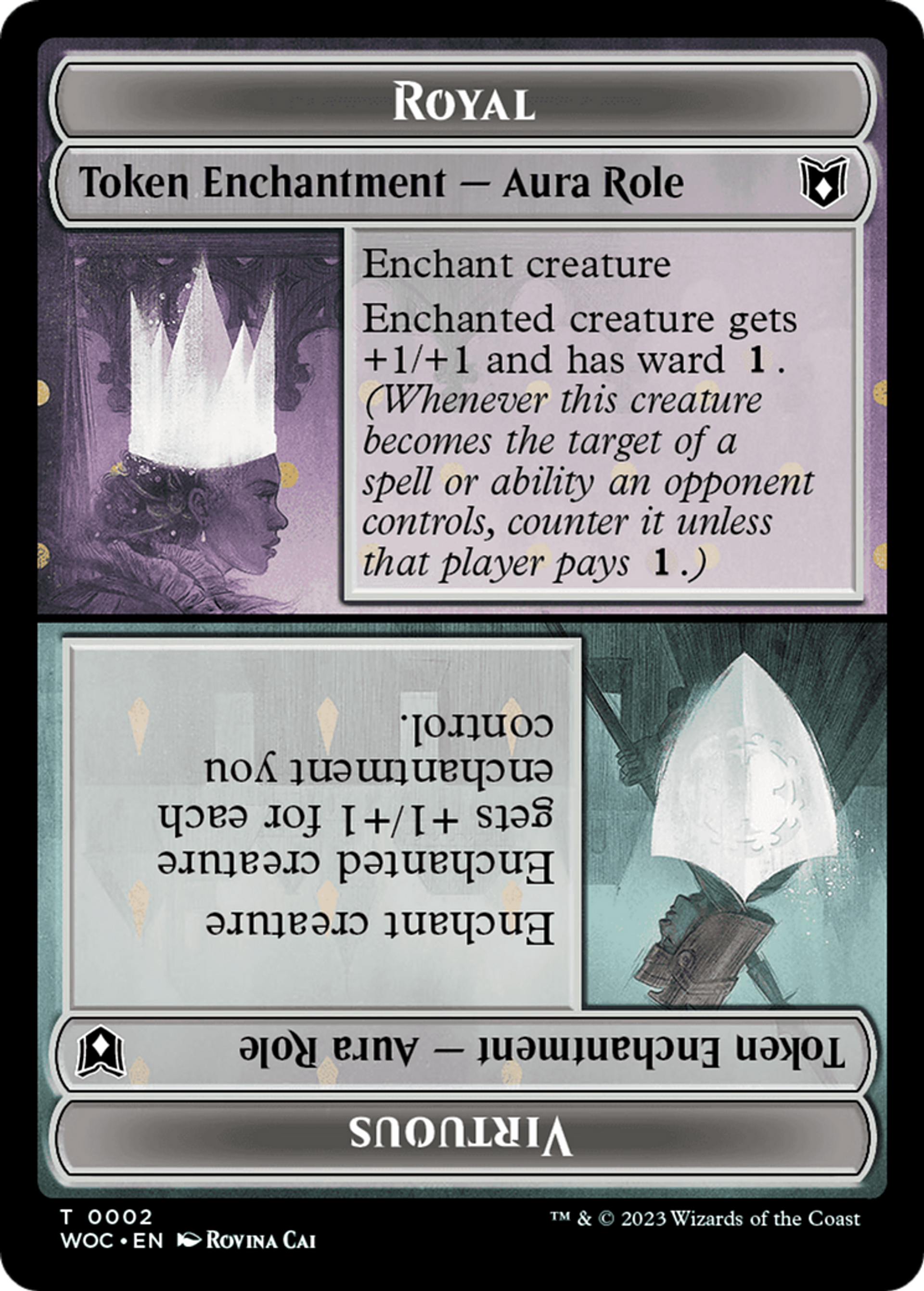 Royal // Virtuous — Wilds of Eldraine Commander — Magic: The Gathering