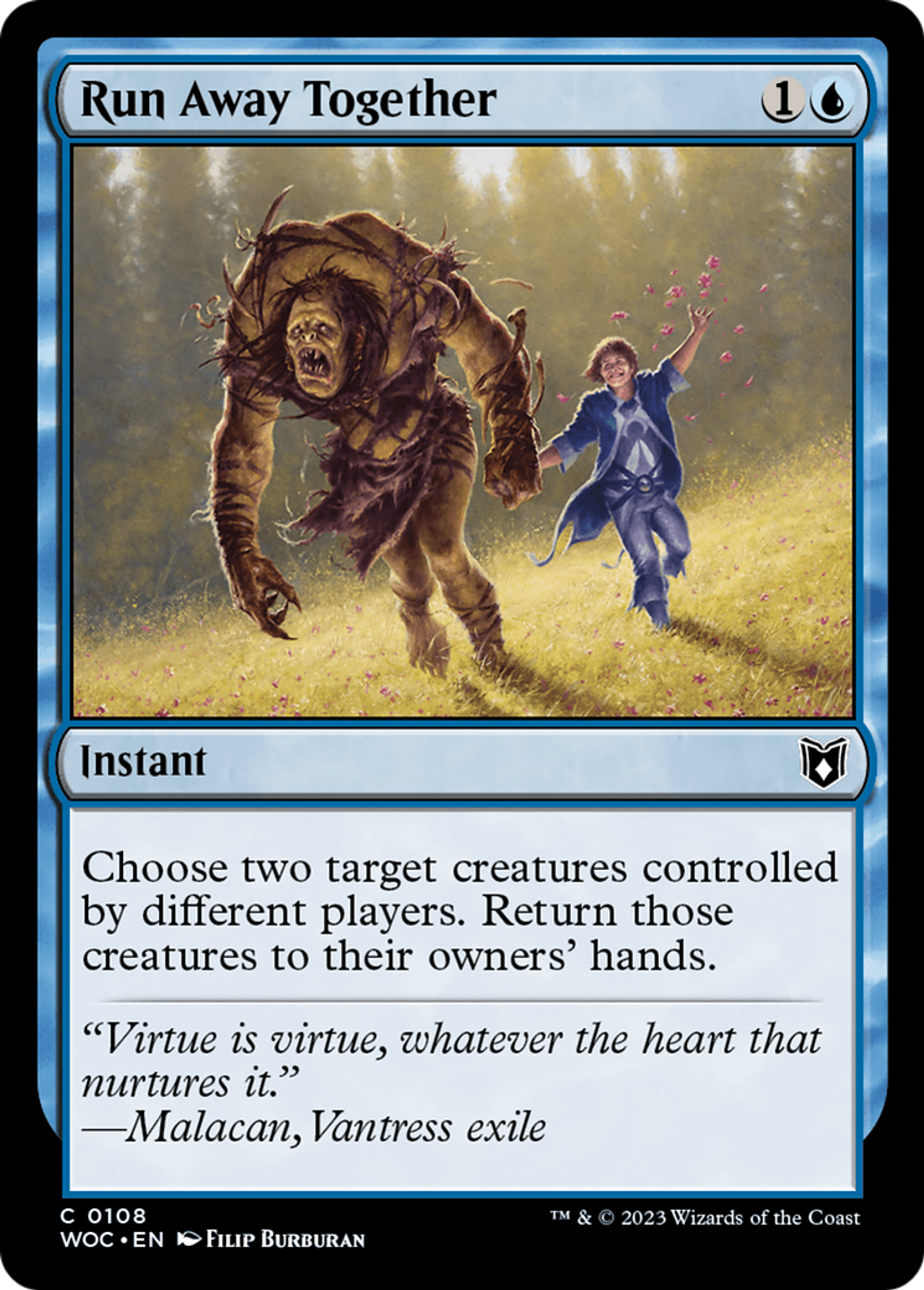 Run Away Together — Wilds of Eldraine Commander — Magic: The Gathering