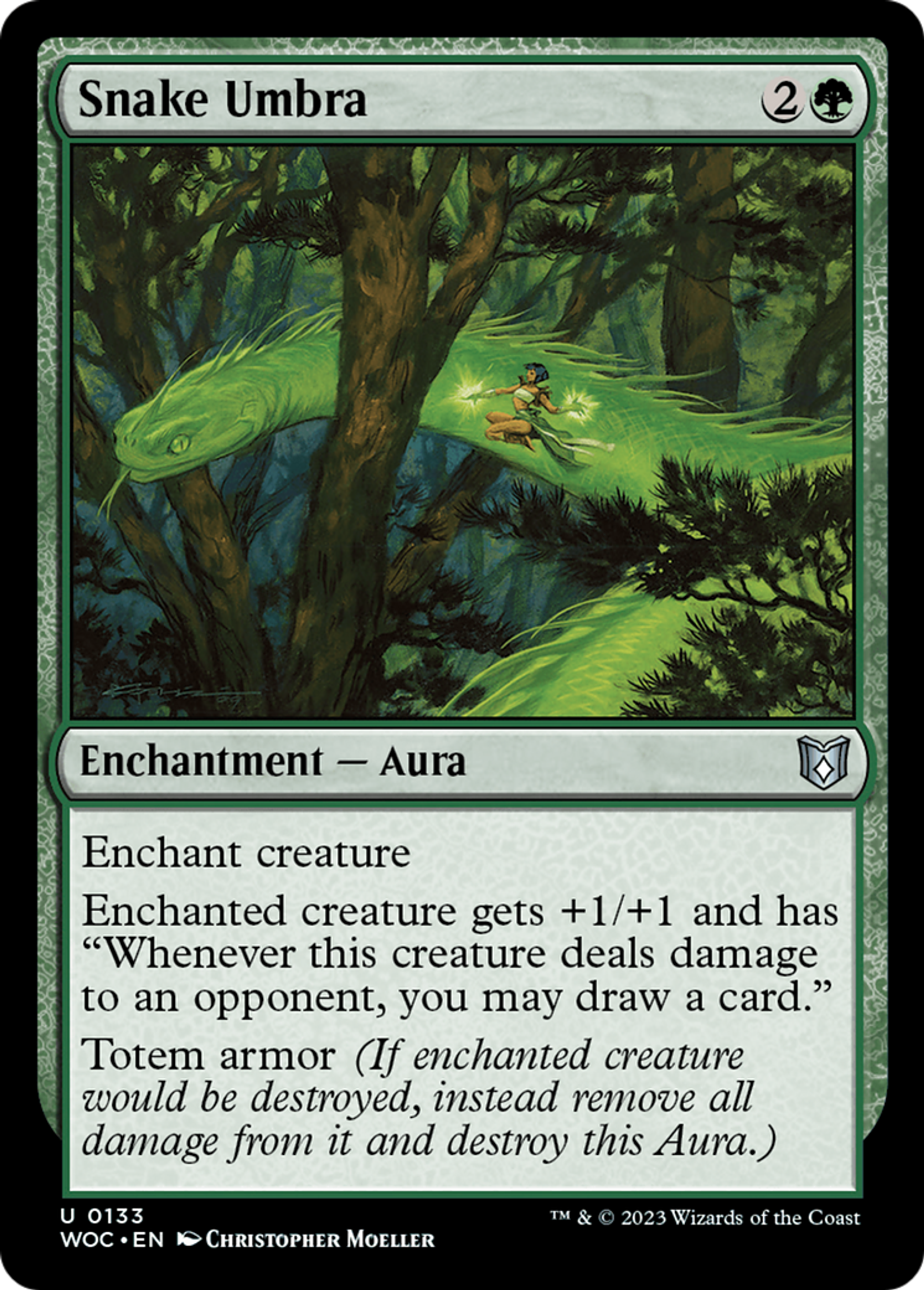 Ombre de serpent — Wilds of Eldraine Commander — Magic: The Gathering