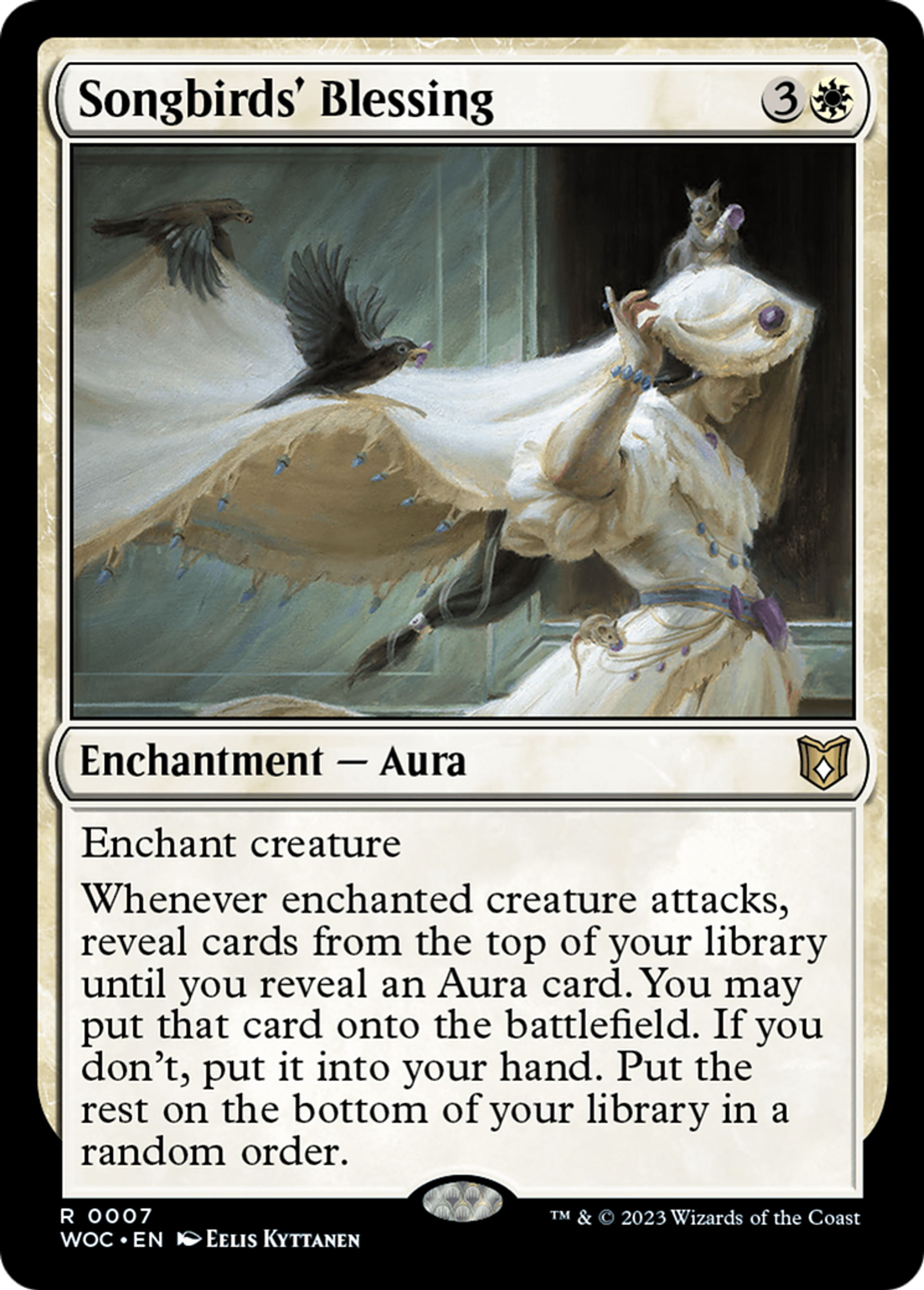 Songbirds' Blessing — Wilds of Eldraine Commander — Magic: The Gathering