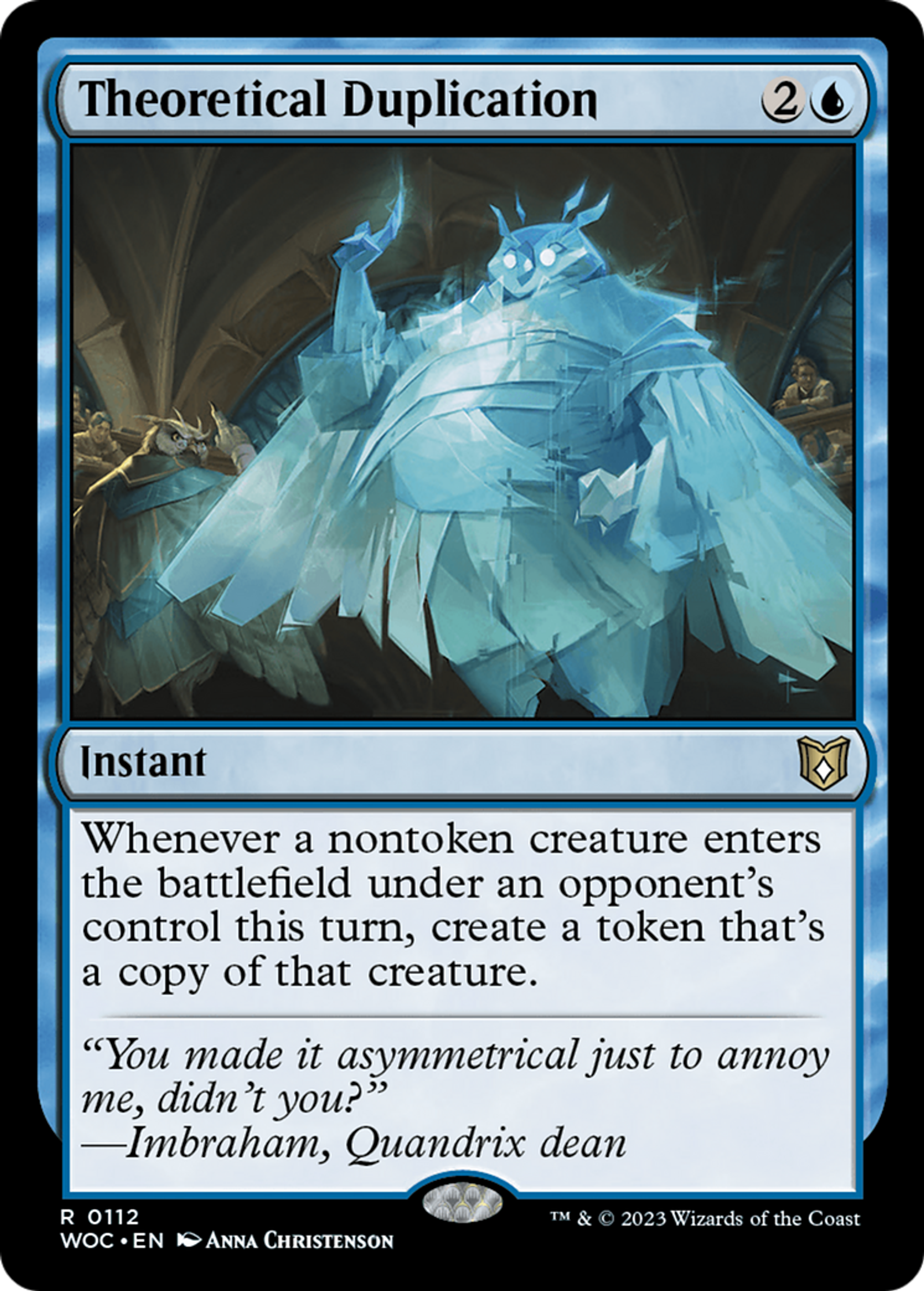 Duplication théorique — Wilds of Eldraine Commander — Magic: The Gathering