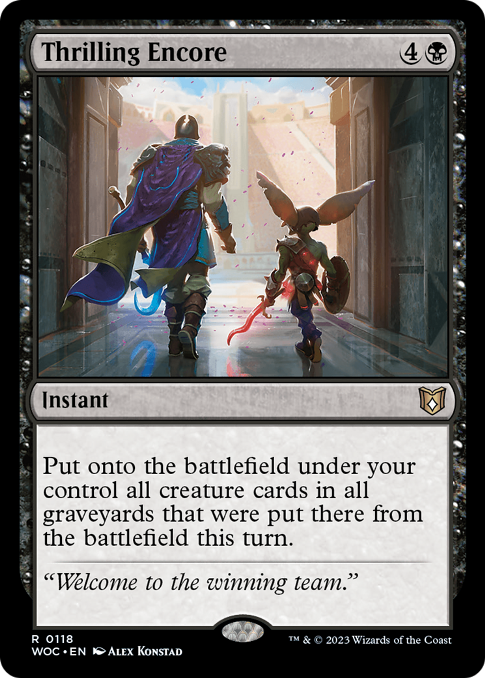 Rappel fascinant — Wilds of Eldraine Commander — Magic: The Gathering