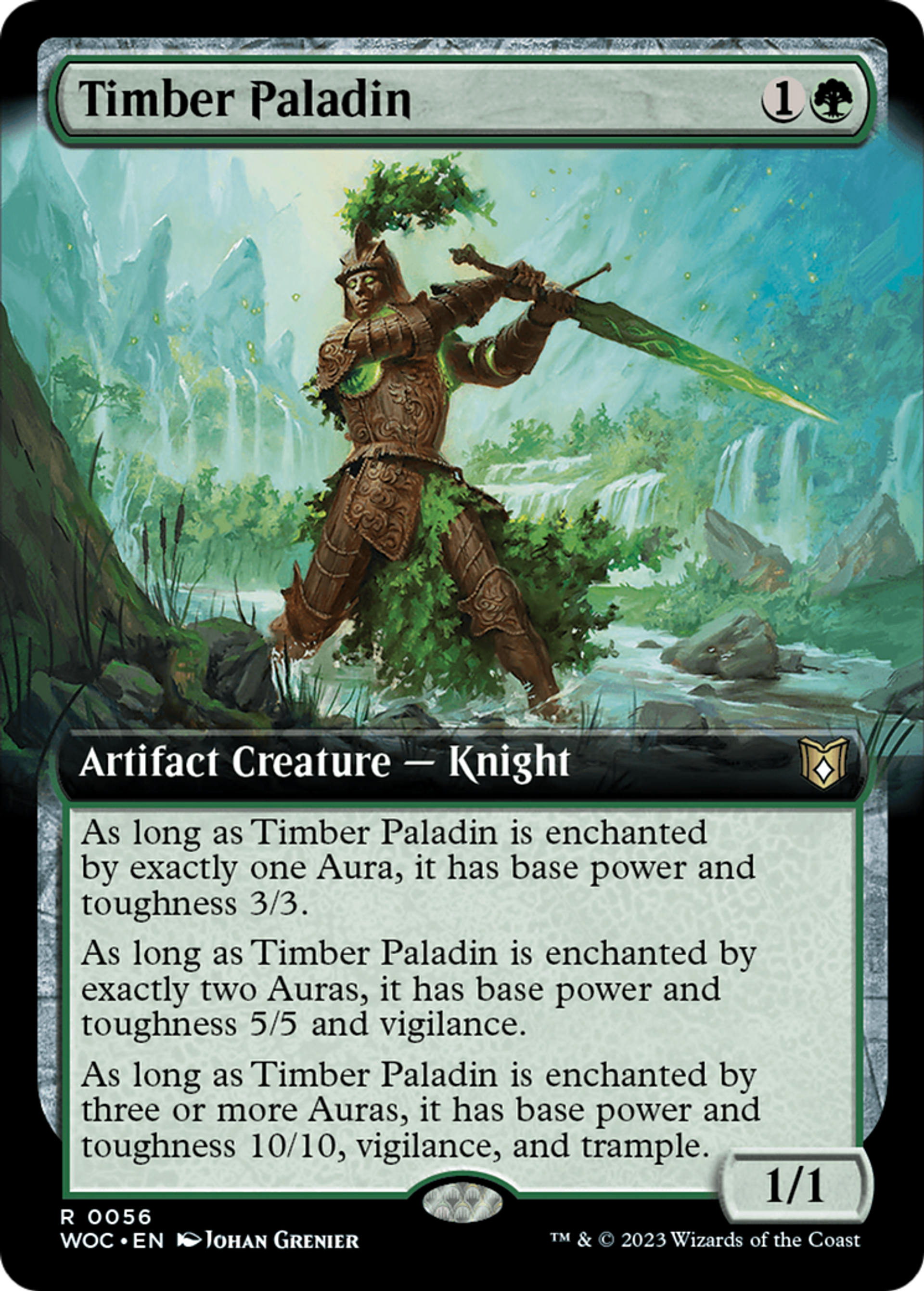 Timber Paladin — Wilds of Eldraine Commander — Magic: The Gathering