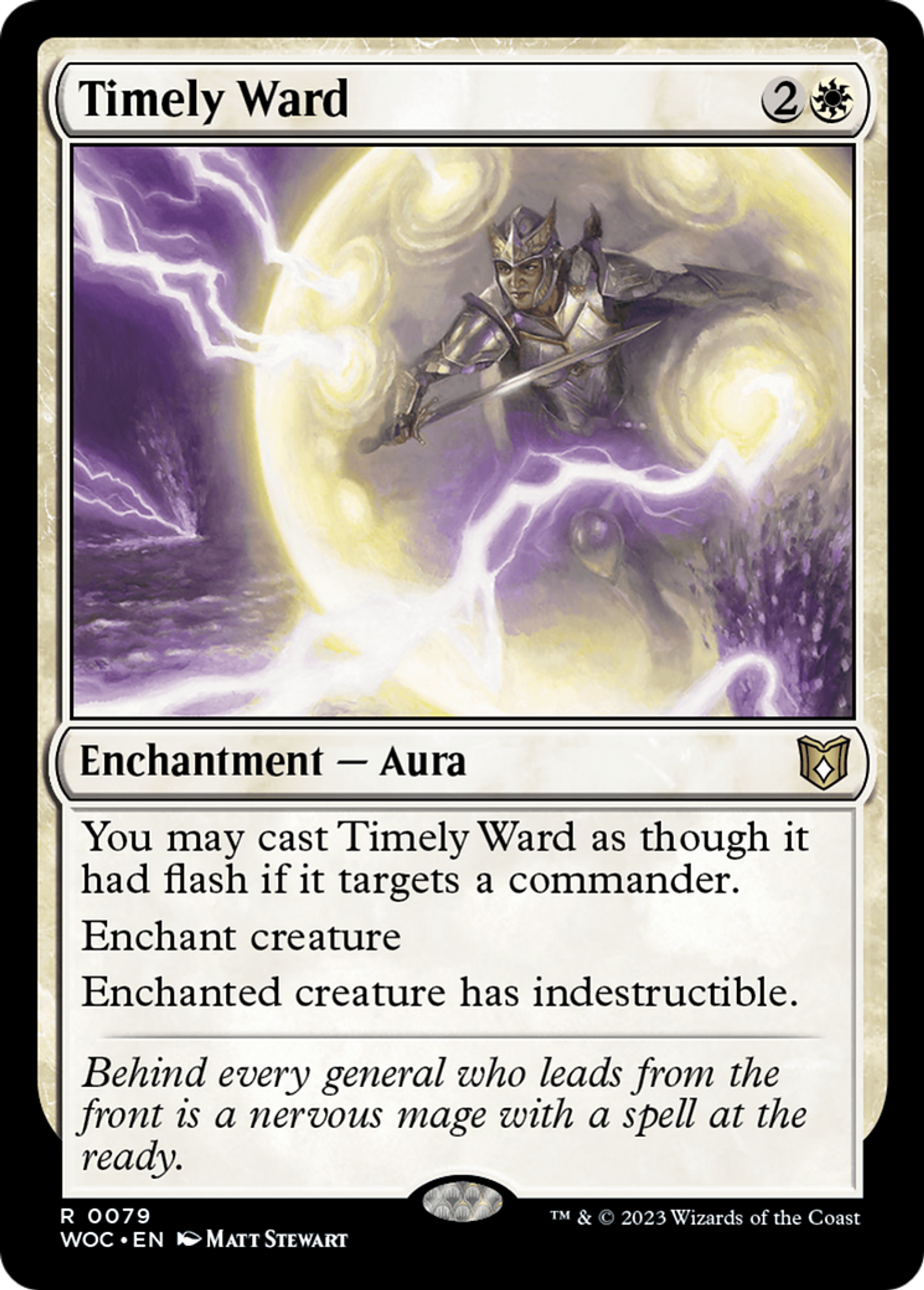 Rune de garde providentielle — Wilds of Eldraine Commander — Magic: The Gathering