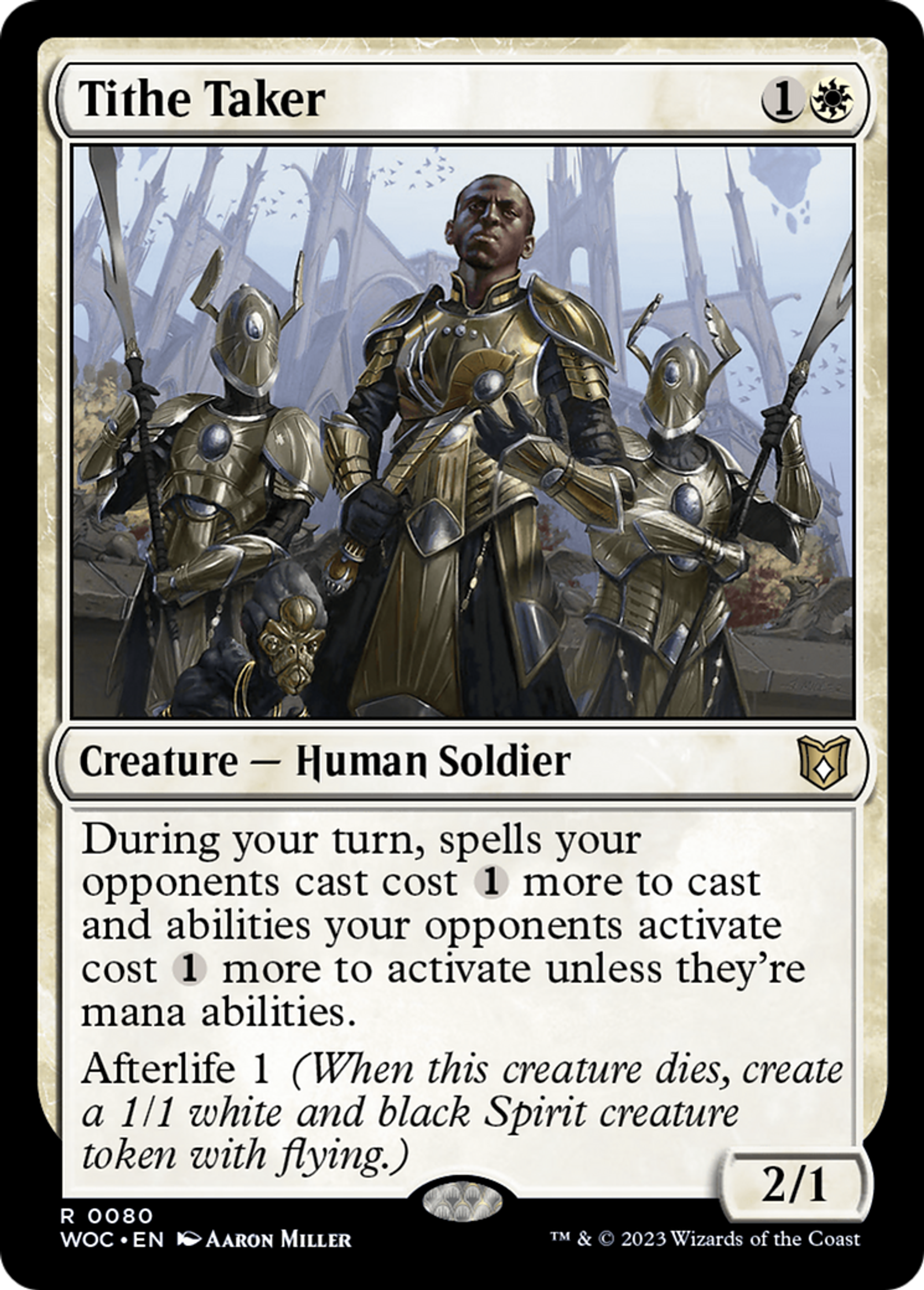 Percepteur de dîme — Wilds of Eldraine Commander — Magic: The Gathering