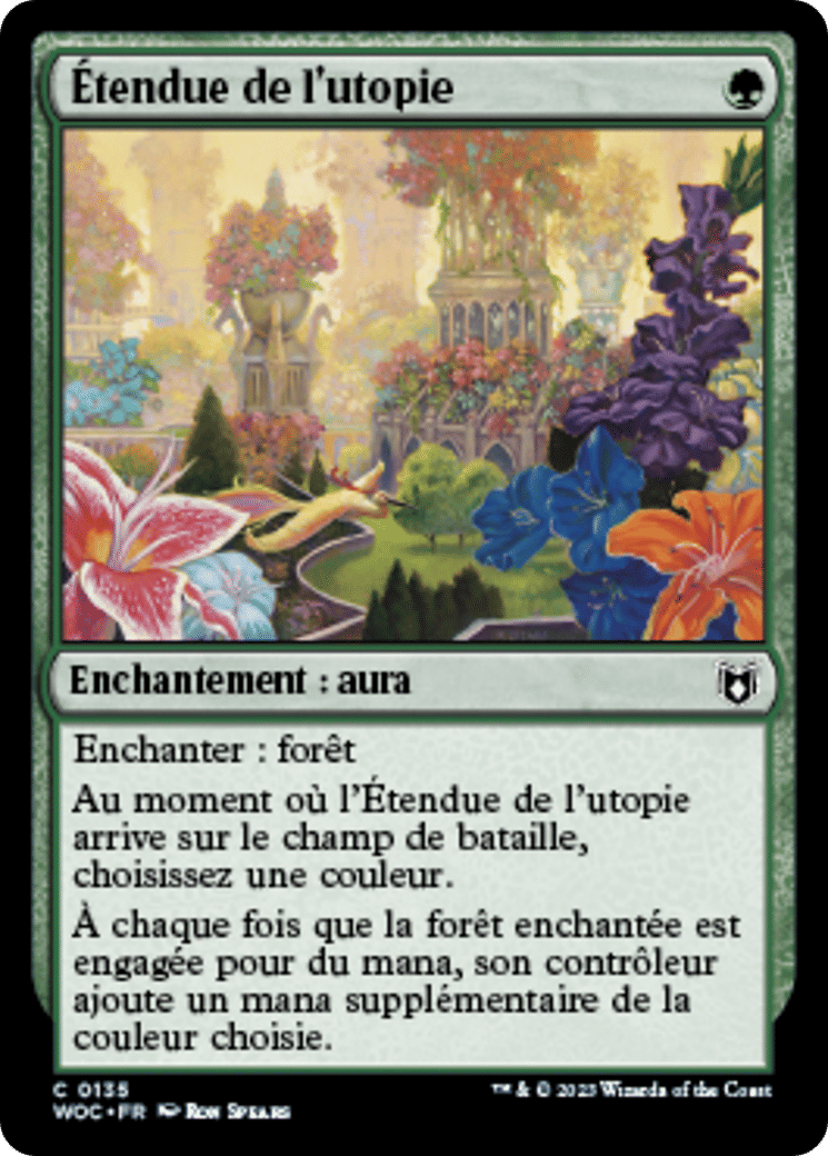 Étendue de l'utopie — Wilds of Eldraine Commander — Magic: The Gathering