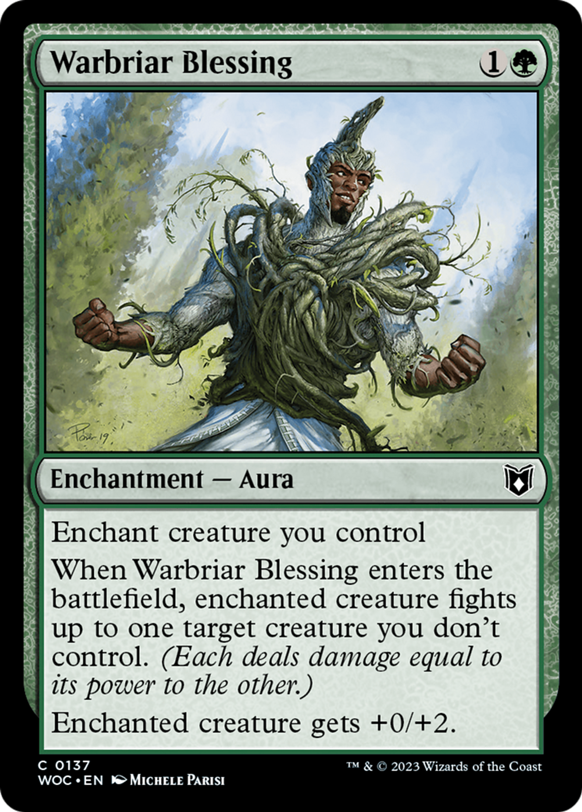 Warbriar Blessing — Wilds of Eldraine Commander — Magic: The Gathering