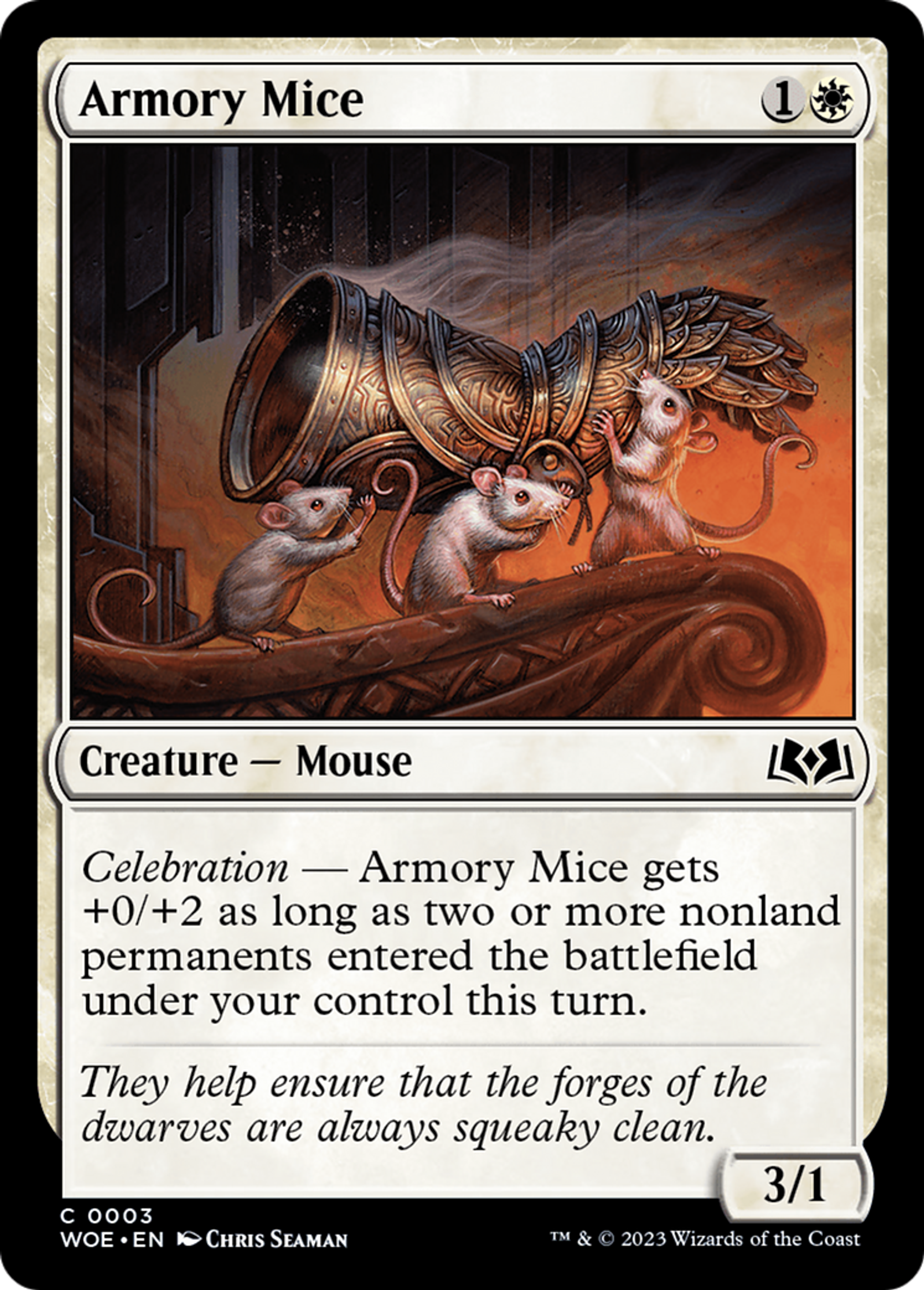 Armory Mice — Wilds of Eldraine — Magic: The Gathering