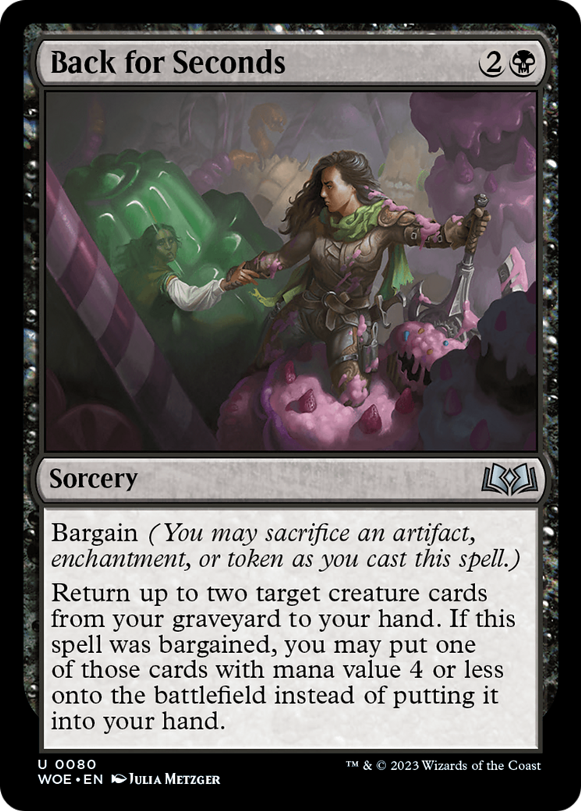 Back for Seconds — Wilds of Eldraine — Magic: The Gathering