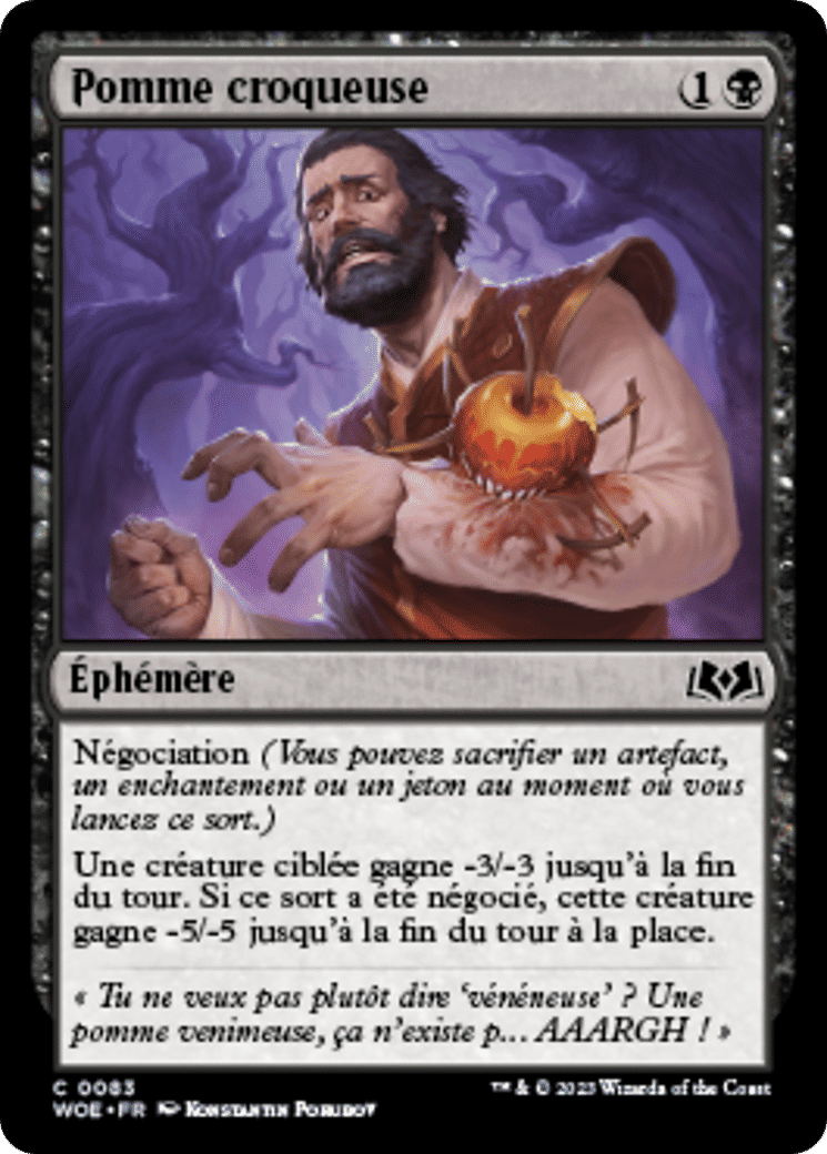 Pomme croqueuse — Wilds of Eldraine — Magic: The Gathering