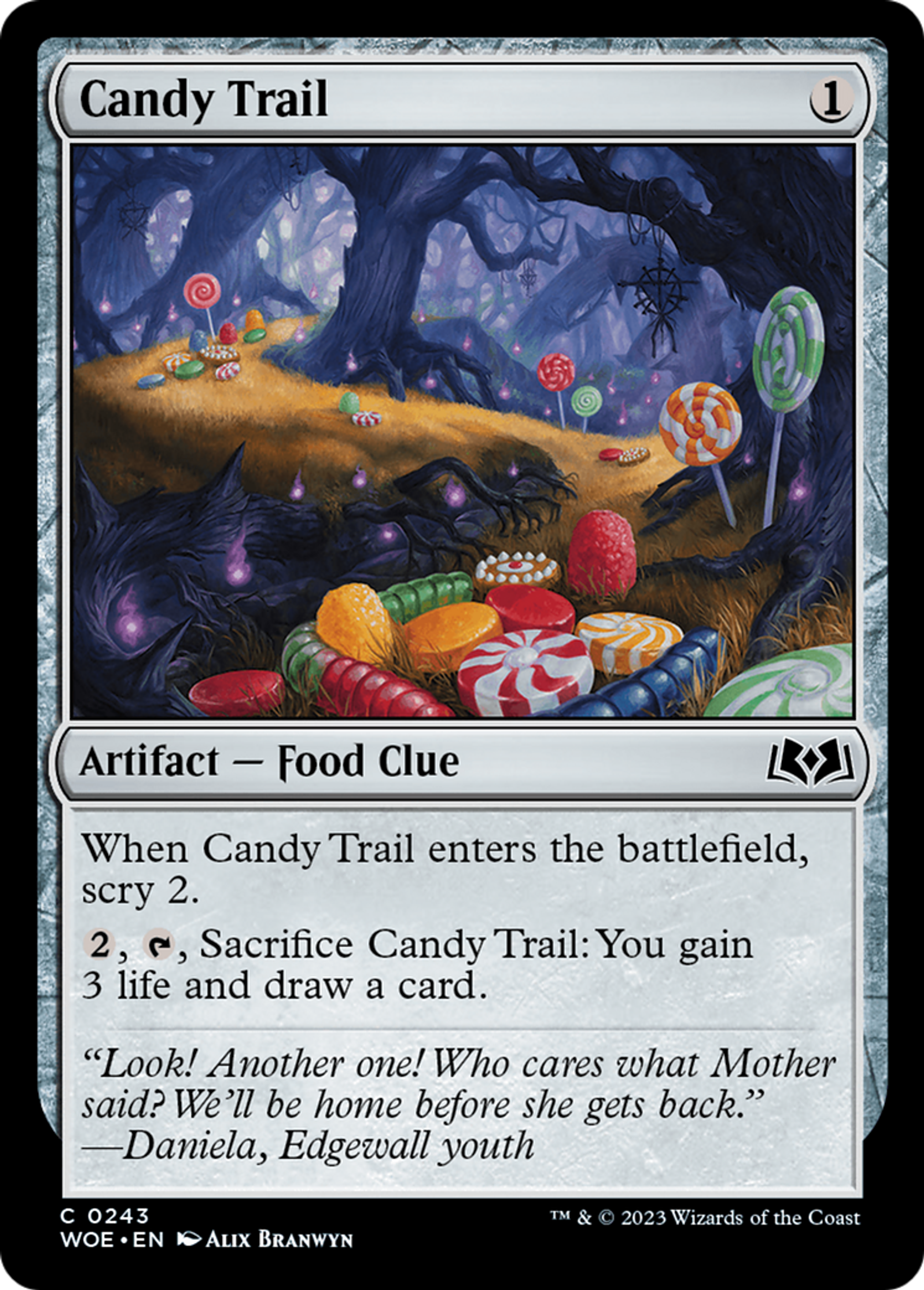 Candy Trail — Wilds of Eldraine — Magic: The Gathering
