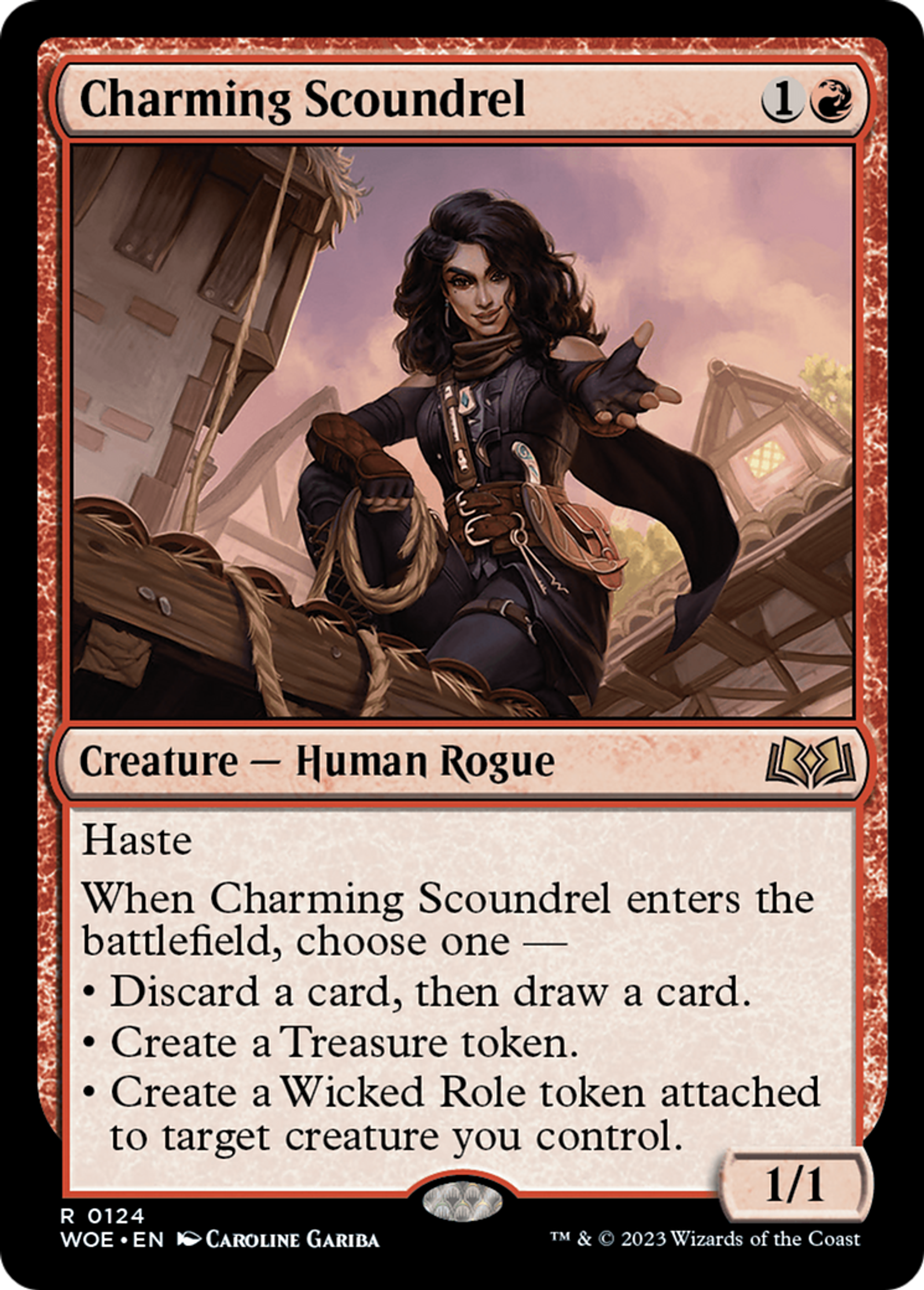 Charming Scoundrel — Wilds of Eldraine — Magic: The Gathering