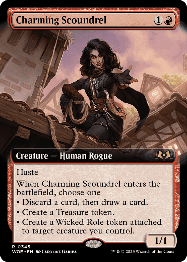 Charming Scoundrel — Wilds of Eldraine — Magic: The Gathering
