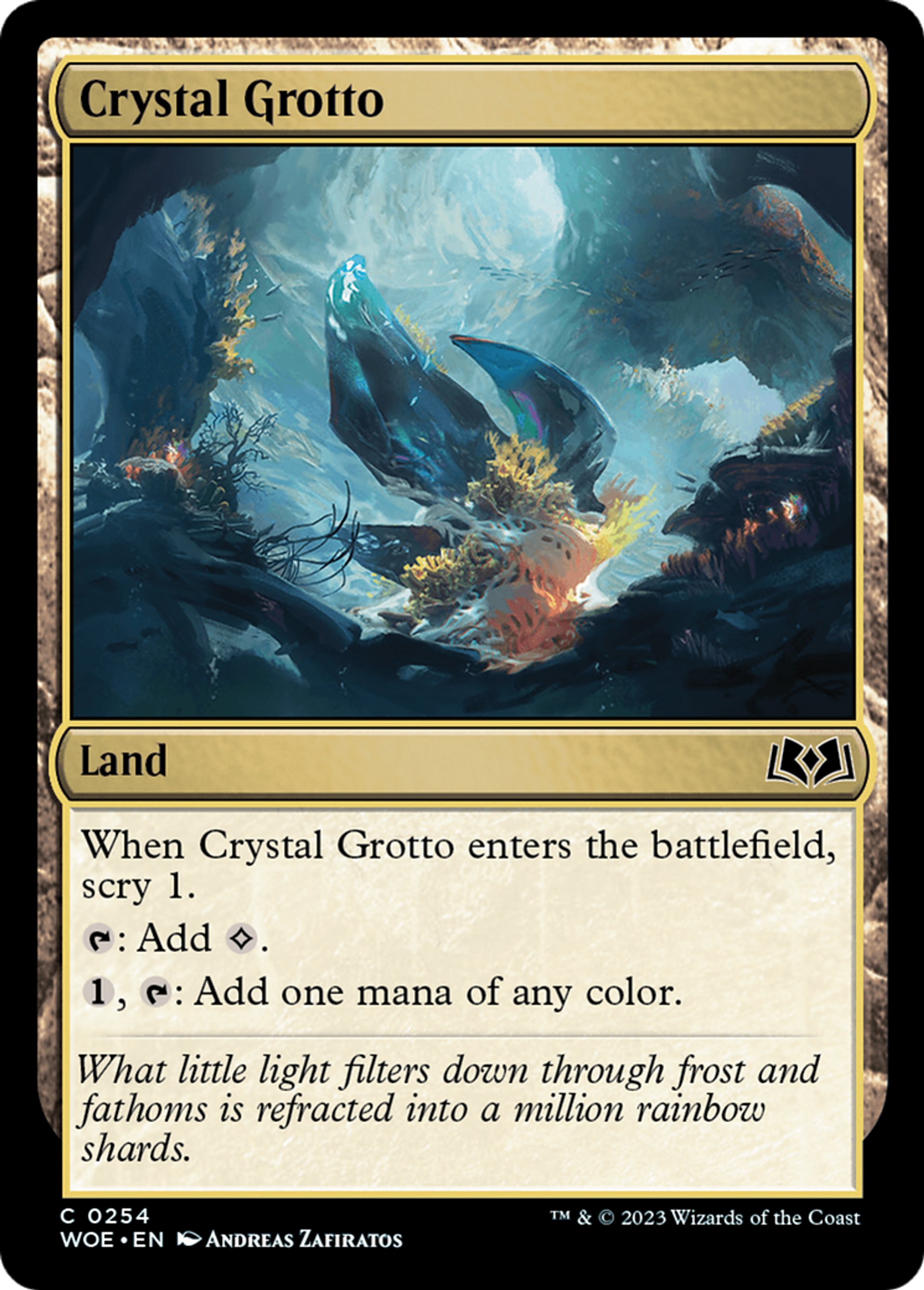 Crystal Grotto — Wilds of Eldraine — Magic: The Gathering