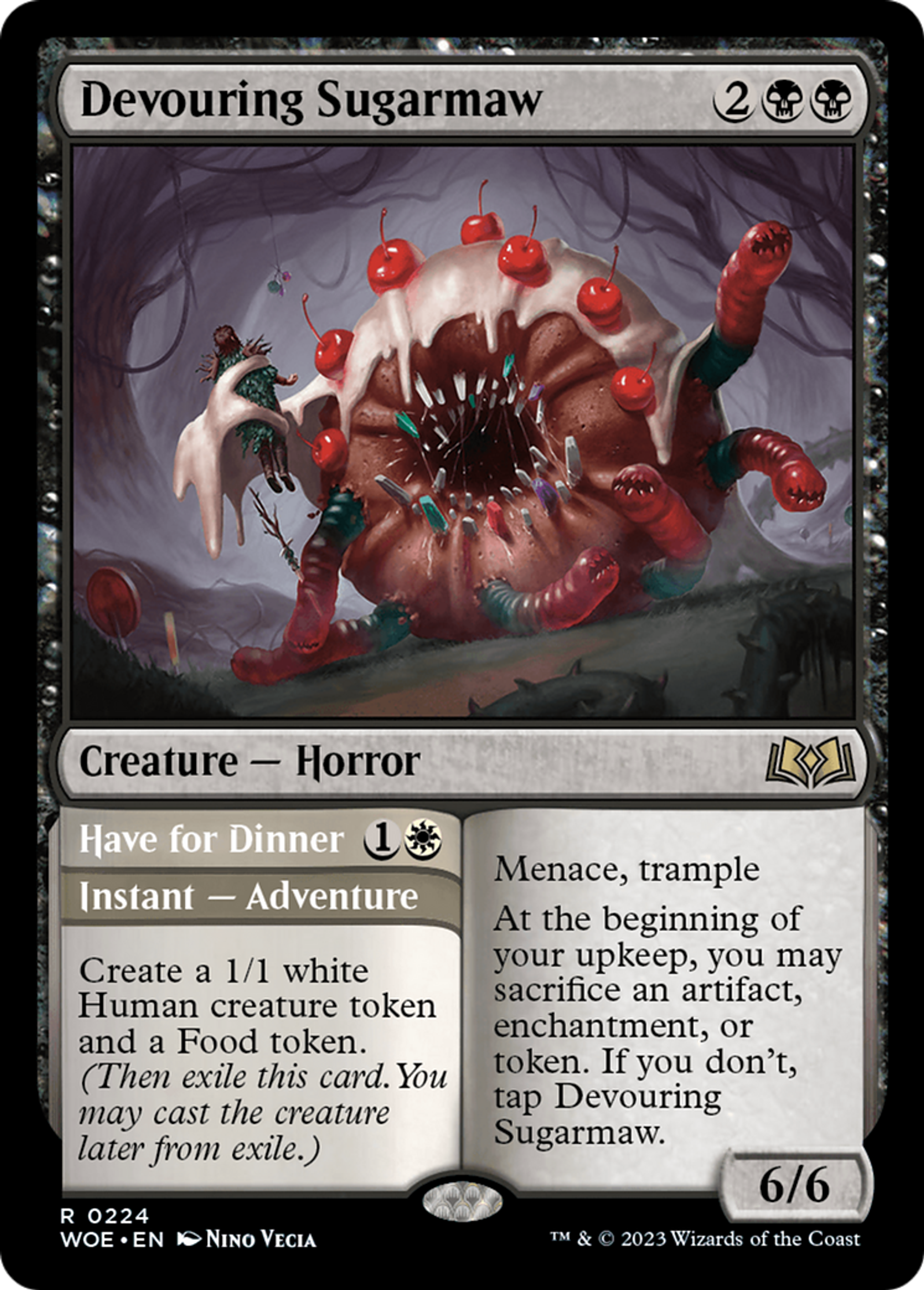 Devouring Sugarmaw // Have for Dinner — Wilds of Eldraine — Magic: The Gathering