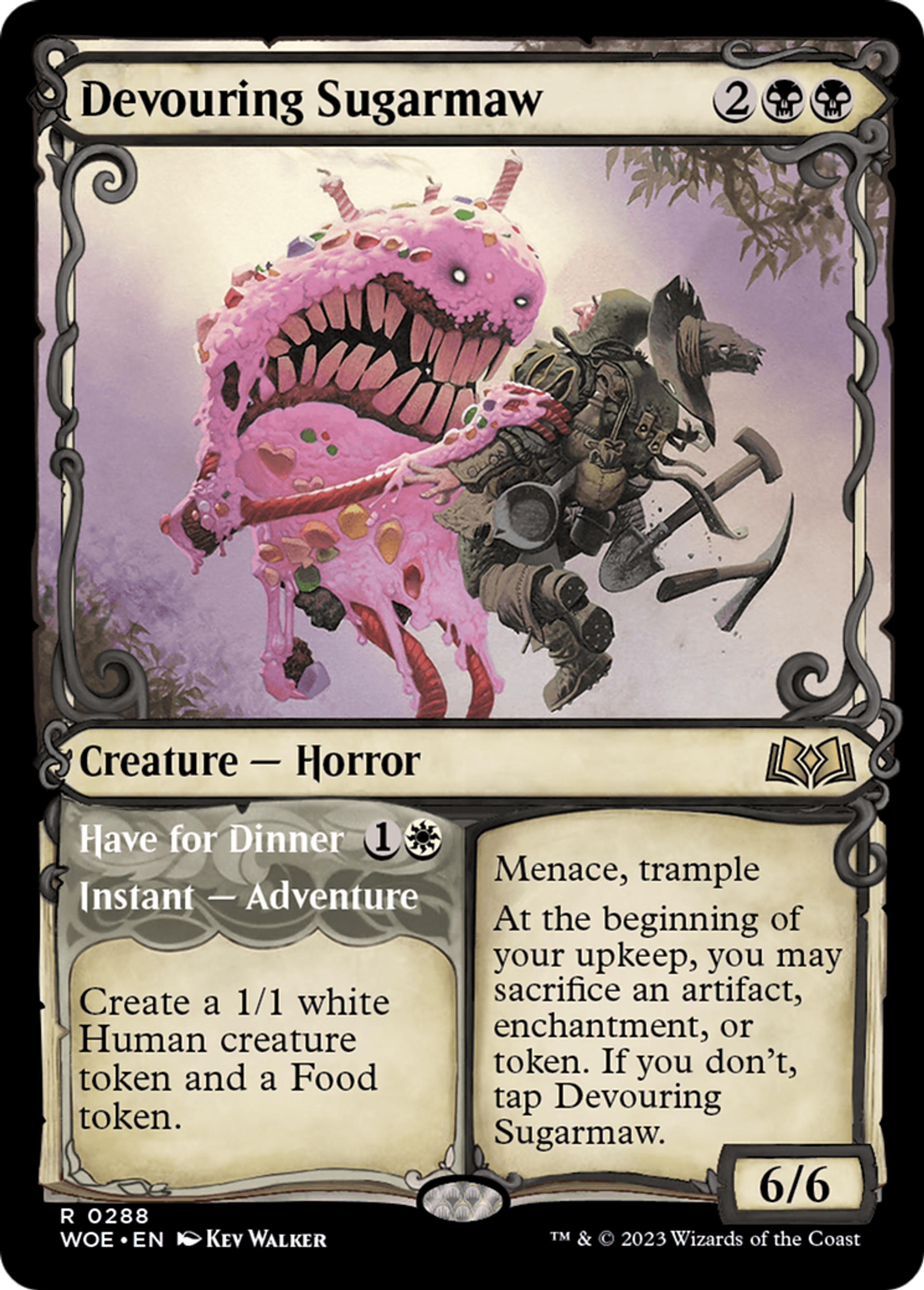 Devouring Sugarmaw // Have for Dinner — Wilds of Eldraine — Magic: The Gathering