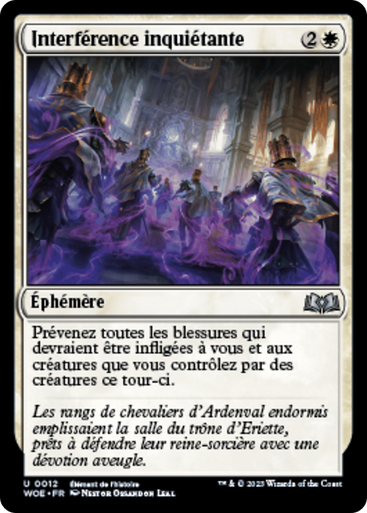Interférence inquiétante — Wilds of Eldraine — Magic: The Gathering