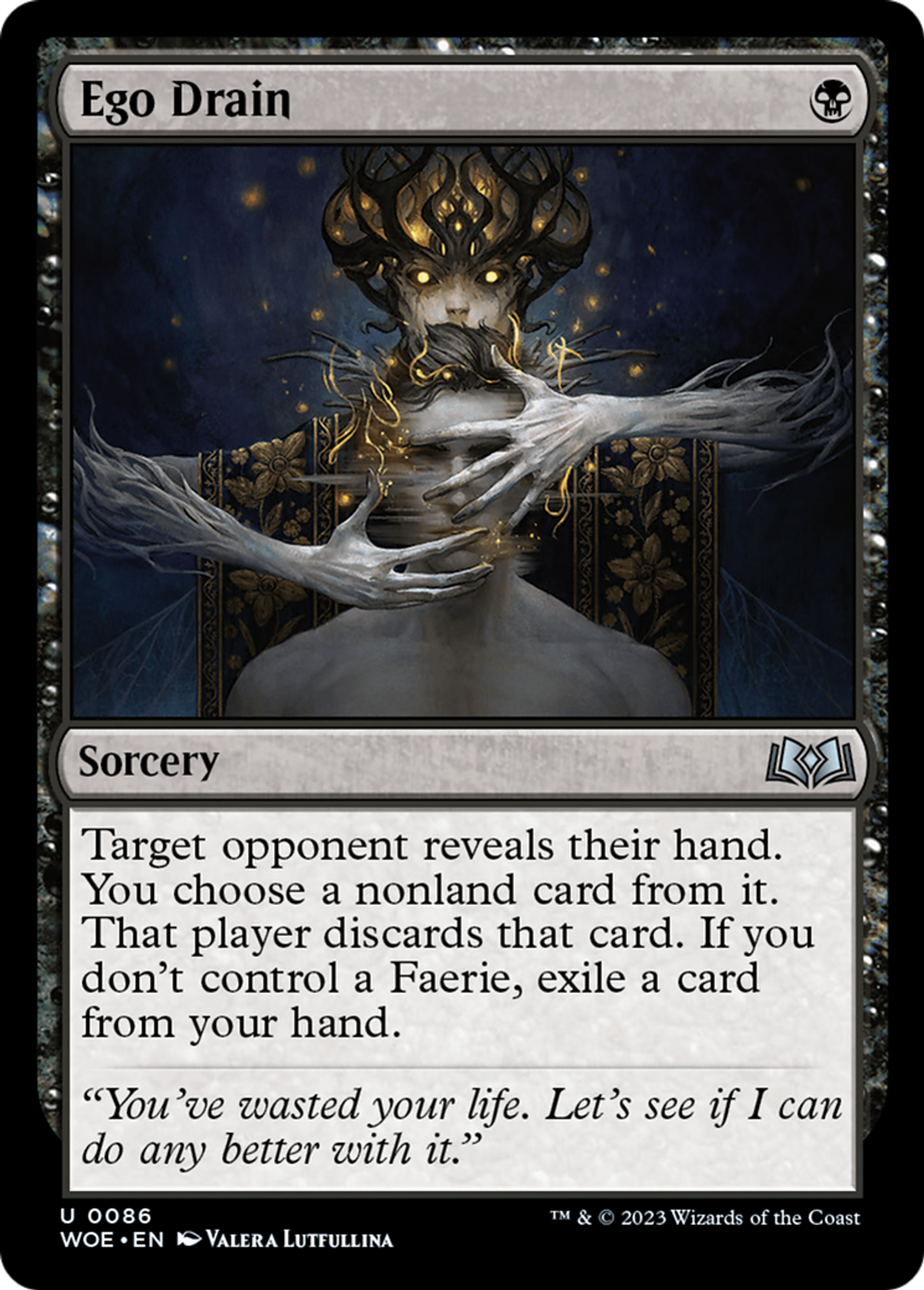 Ego Drain — Wilds of Eldraine — Magic: The Gathering