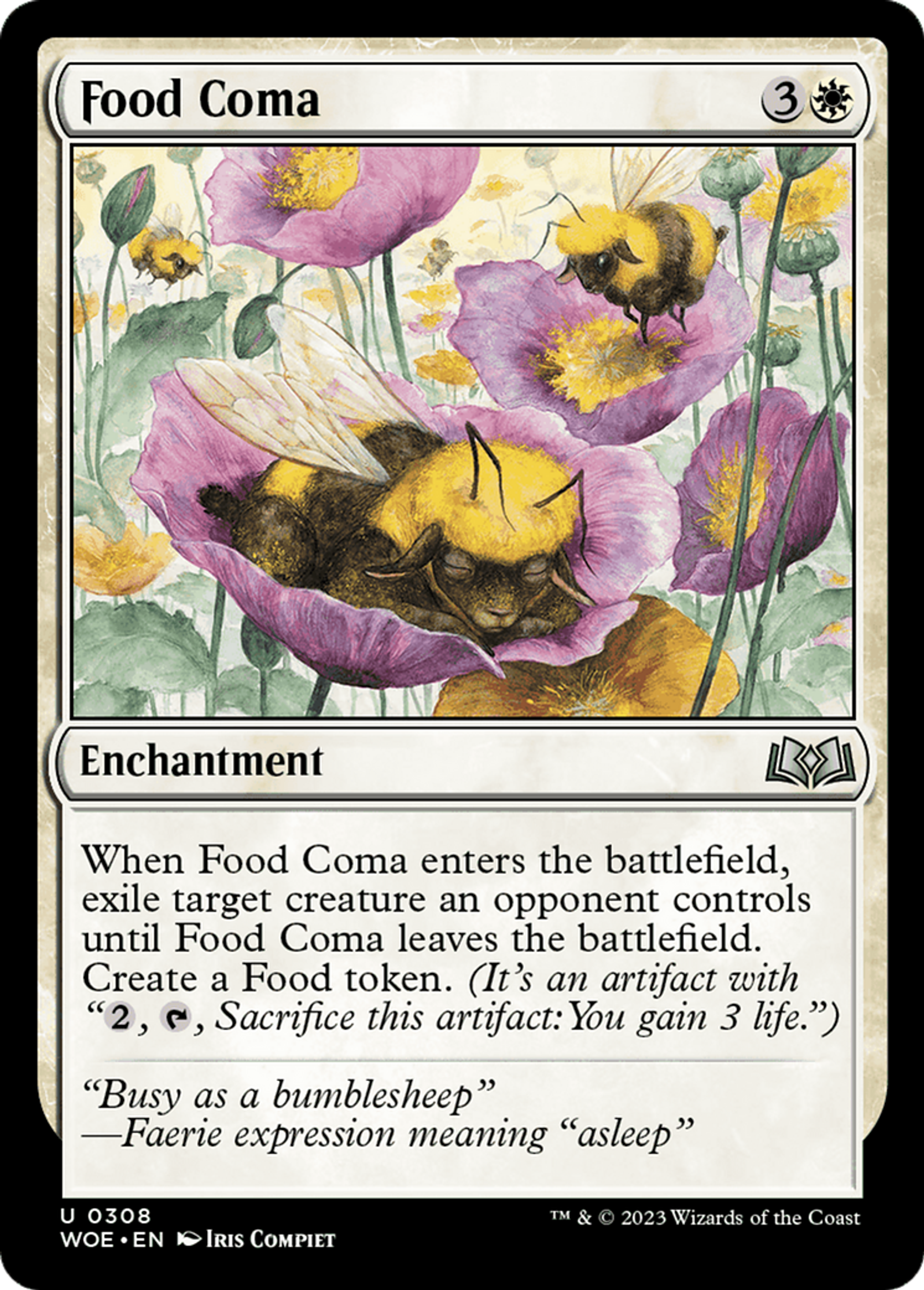 Food Coma — Wilds of Eldraine — Magic: The Gathering