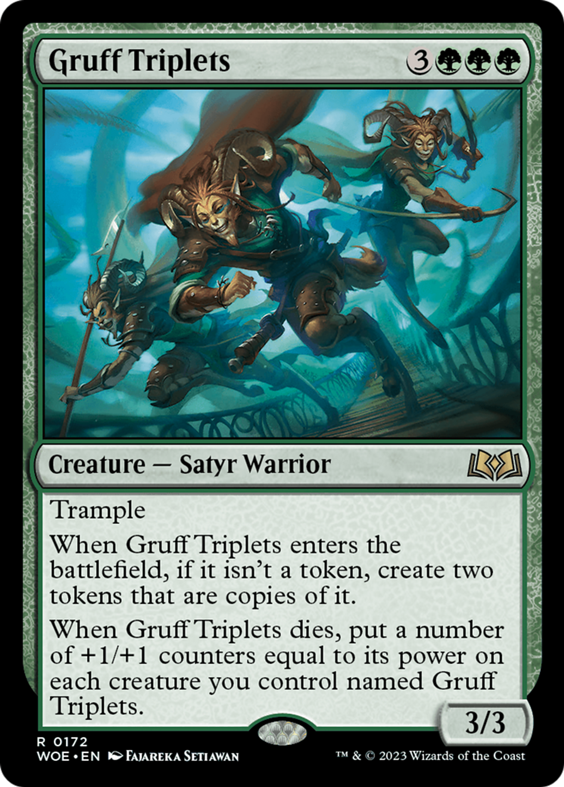 Gruff Triplets — Wilds of Eldraine — Magic: The Gathering