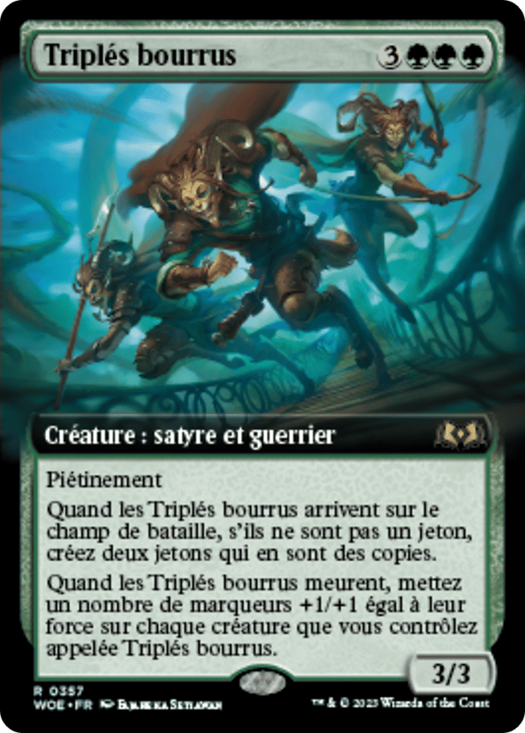 Triplés bourrus — Wilds of Eldraine — Magic: The Gathering