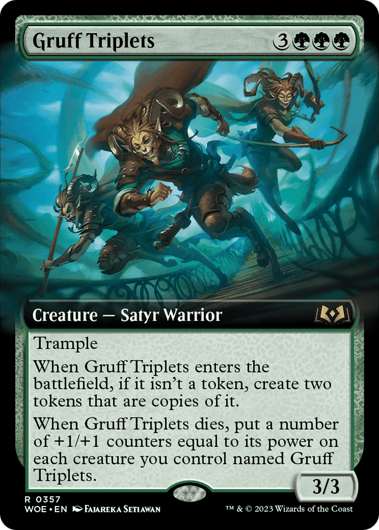 Gruff Triplets — Wilds of Eldraine — Magic: The Gathering