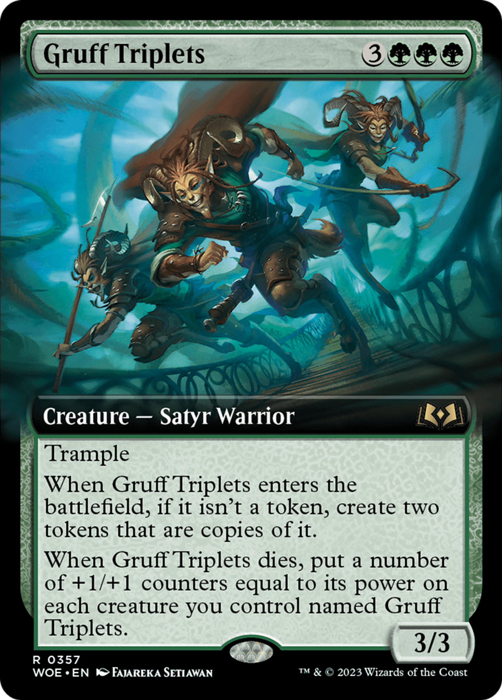 Gruff Triplets — Wilds of Eldraine — Magic: The Gathering