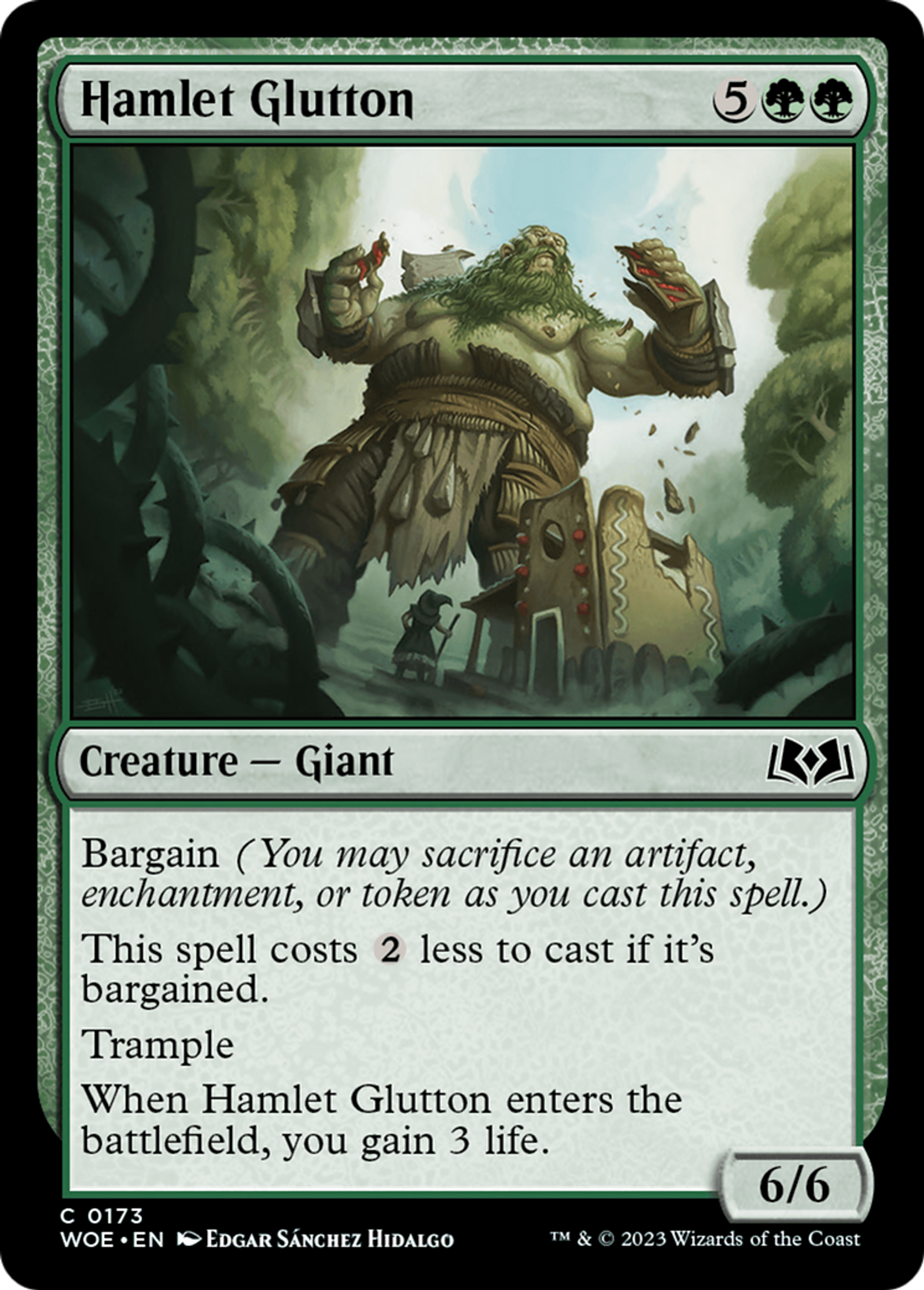 Hamlet Glutton — Wilds of Eldraine — Magic: The Gathering