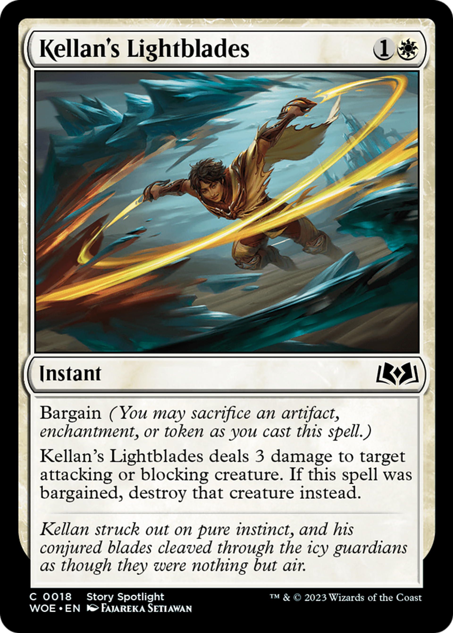 Kellan's Lightblades — Wilds of Eldraine — Magic: The Gathering