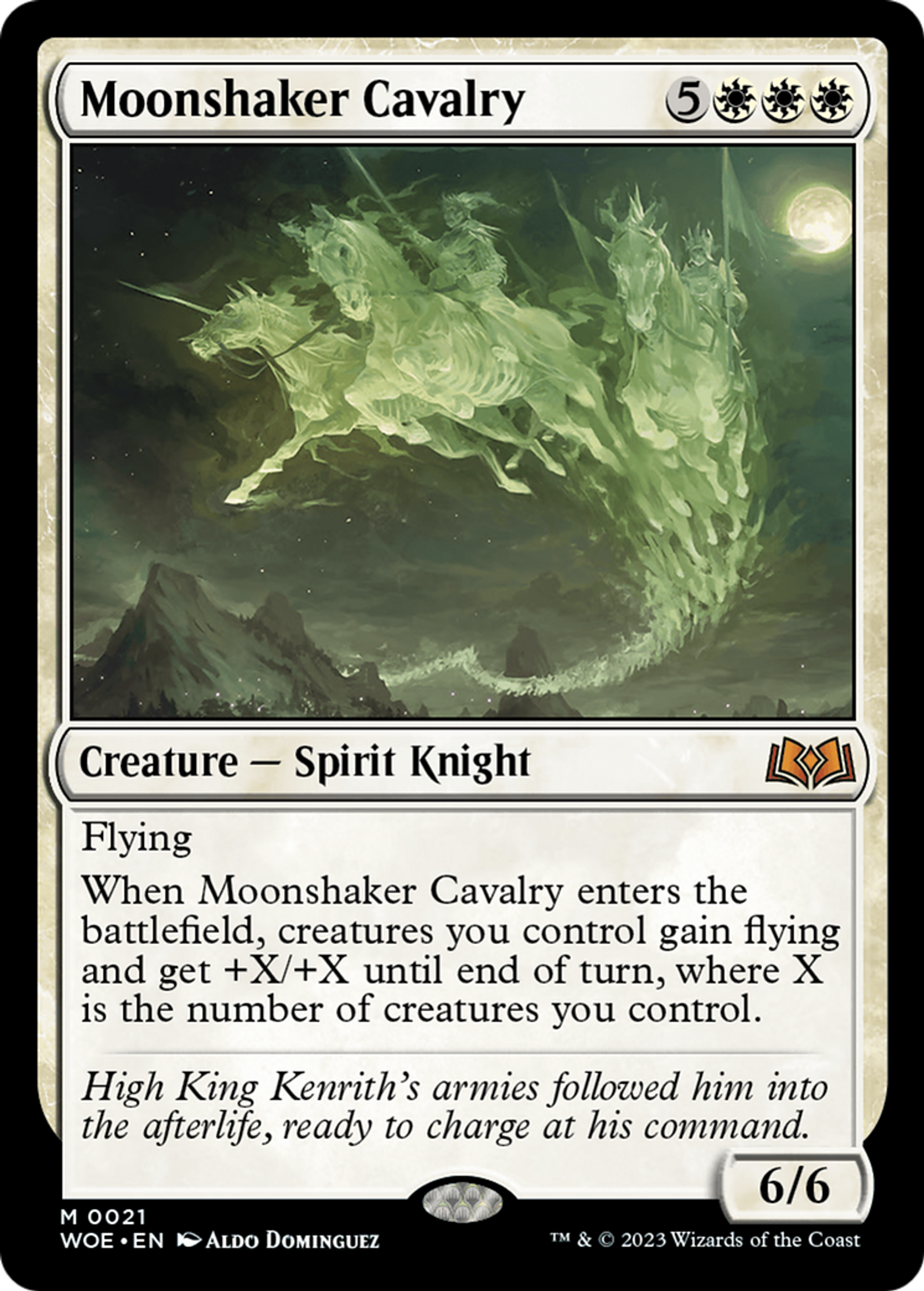 Moonshaker Cavalry — Wilds of Eldraine — Magic: The Gathering