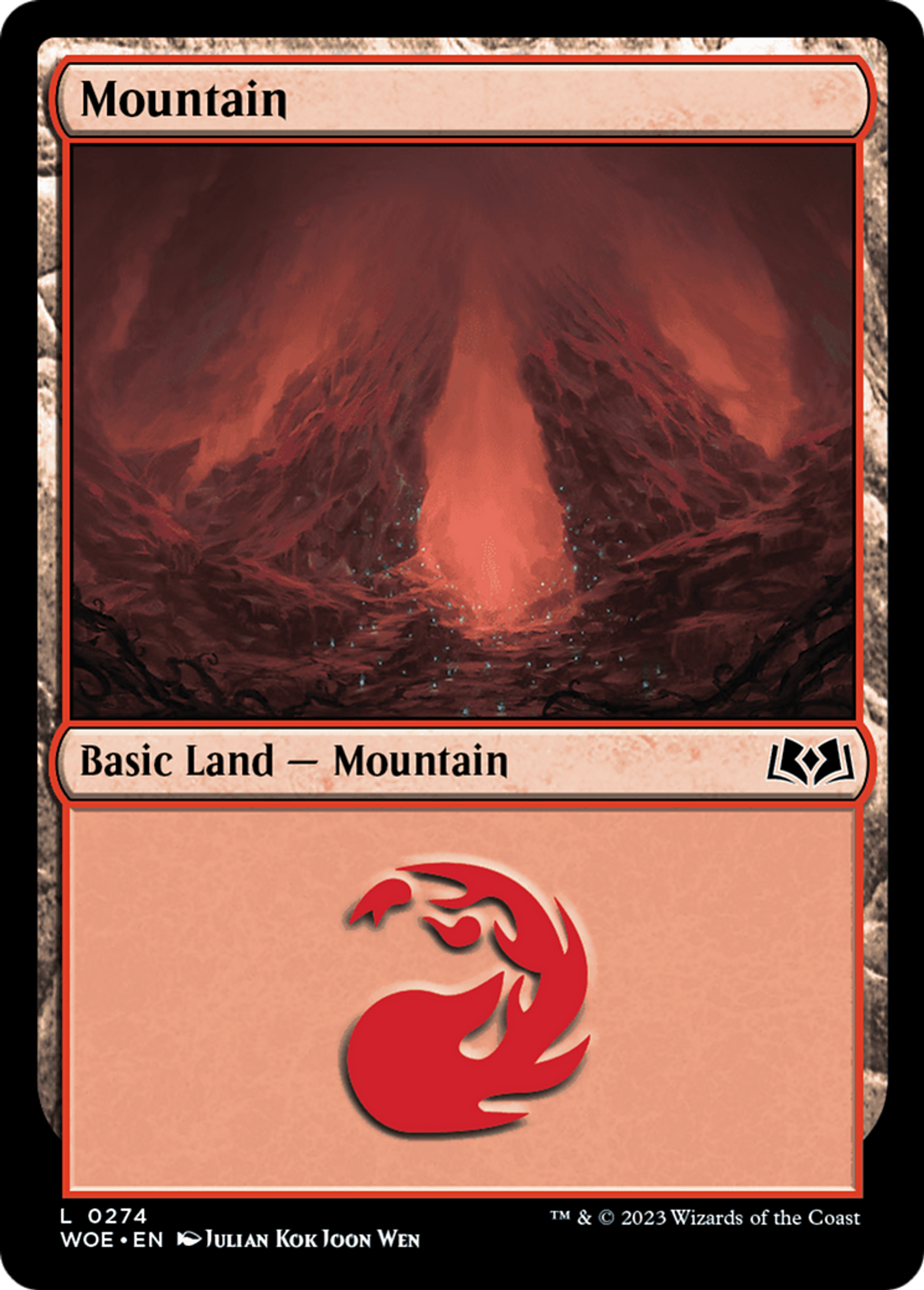 Mountain — Wilds of Eldraine — Magic: The Gathering