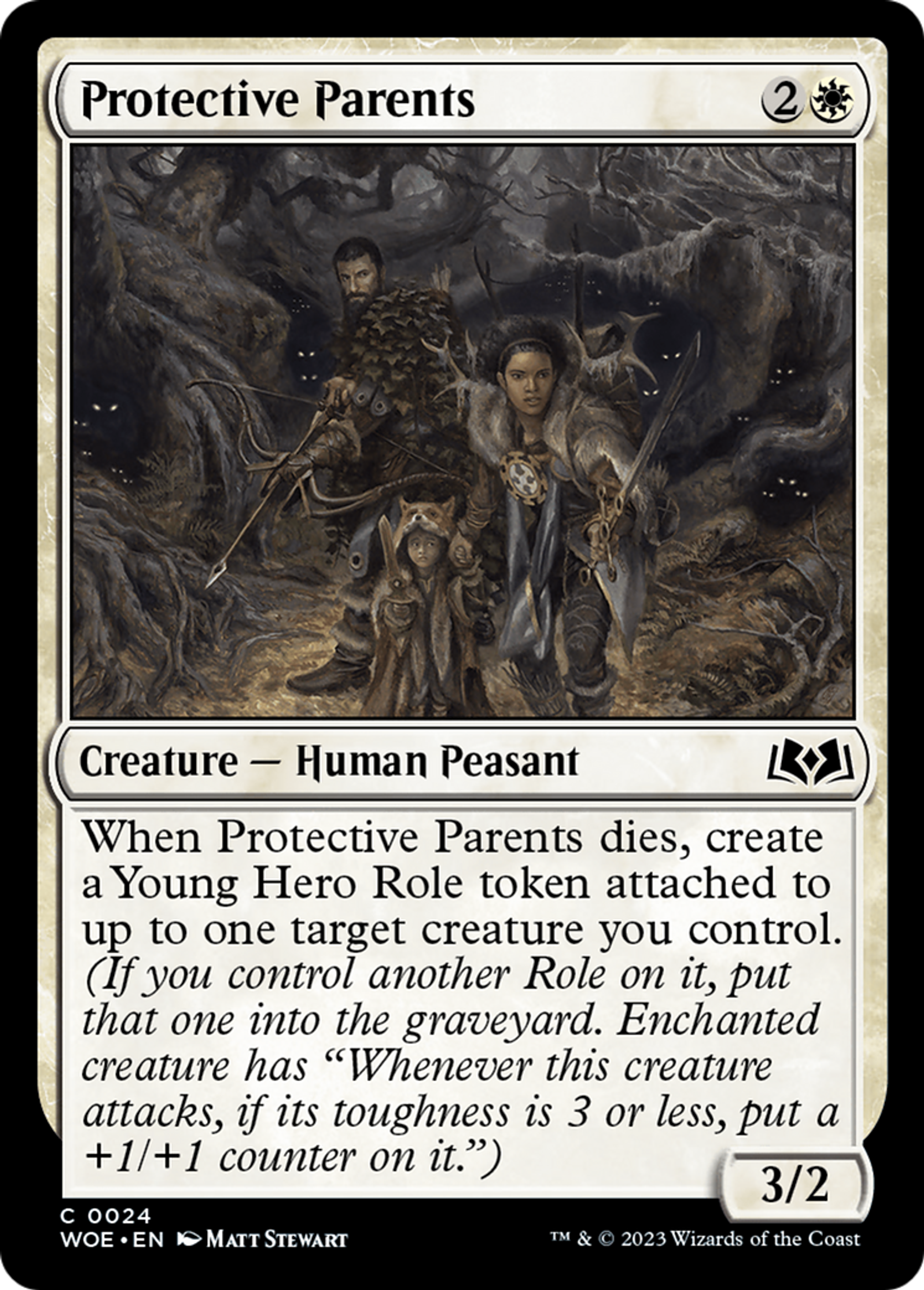 Protective Parents — Wilds of Eldraine — Magic: The Gathering