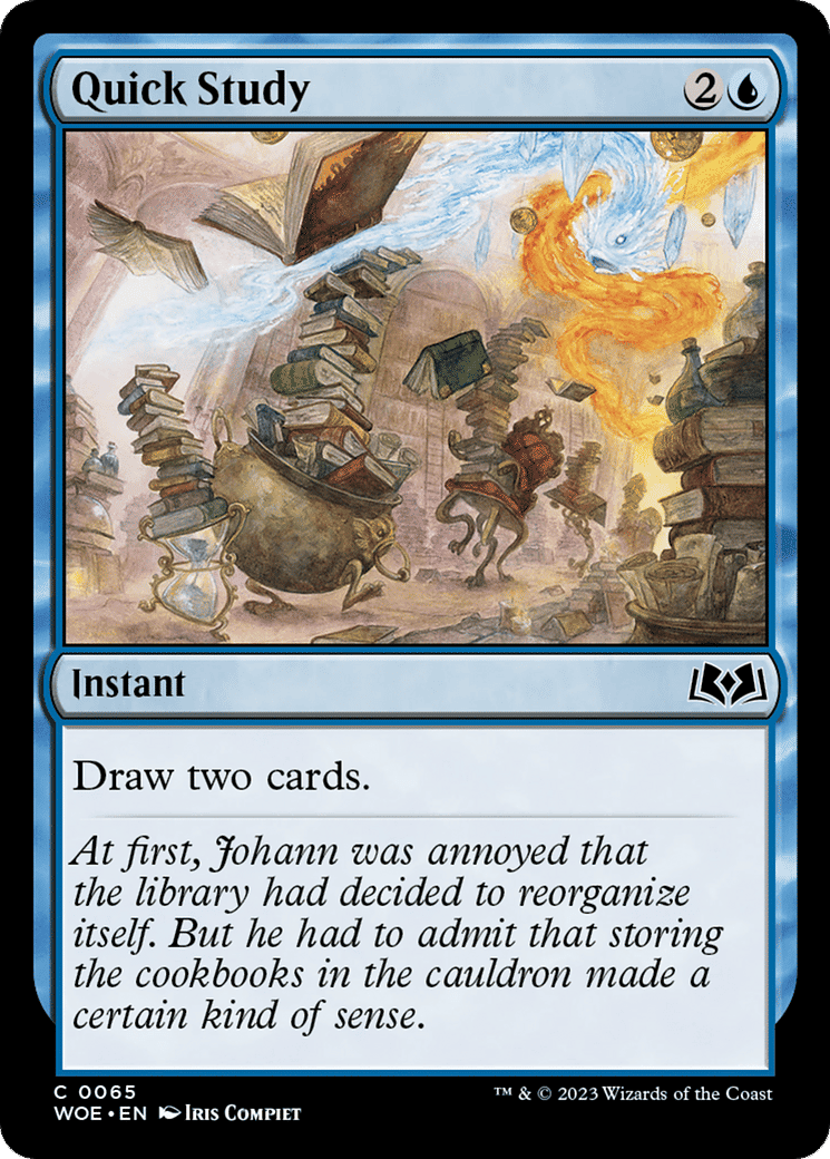 Quick Study — Wilds of Eldraine — Magic: The Gathering