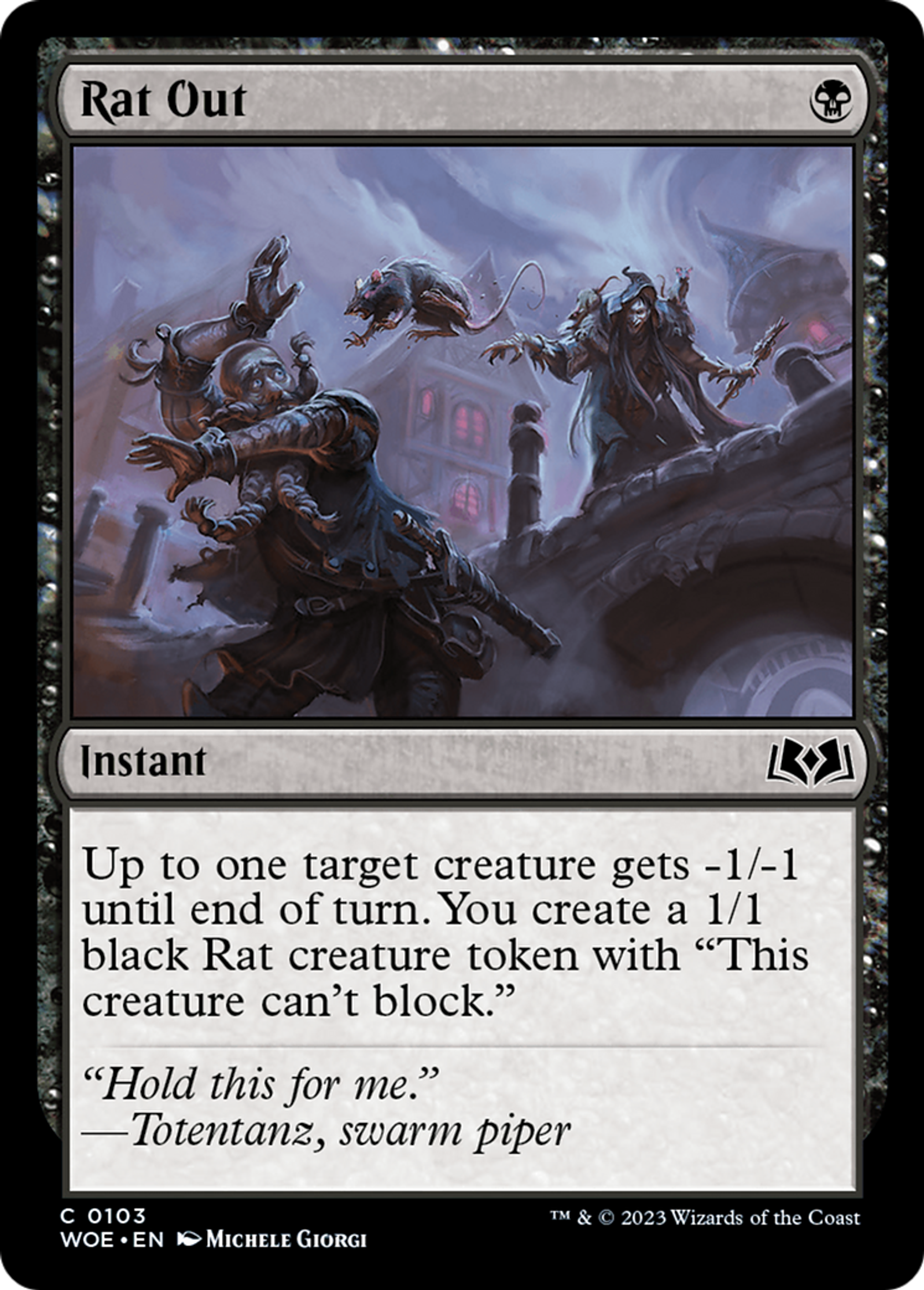 Rat Out — Wilds of Eldraine — Magic: The Gathering