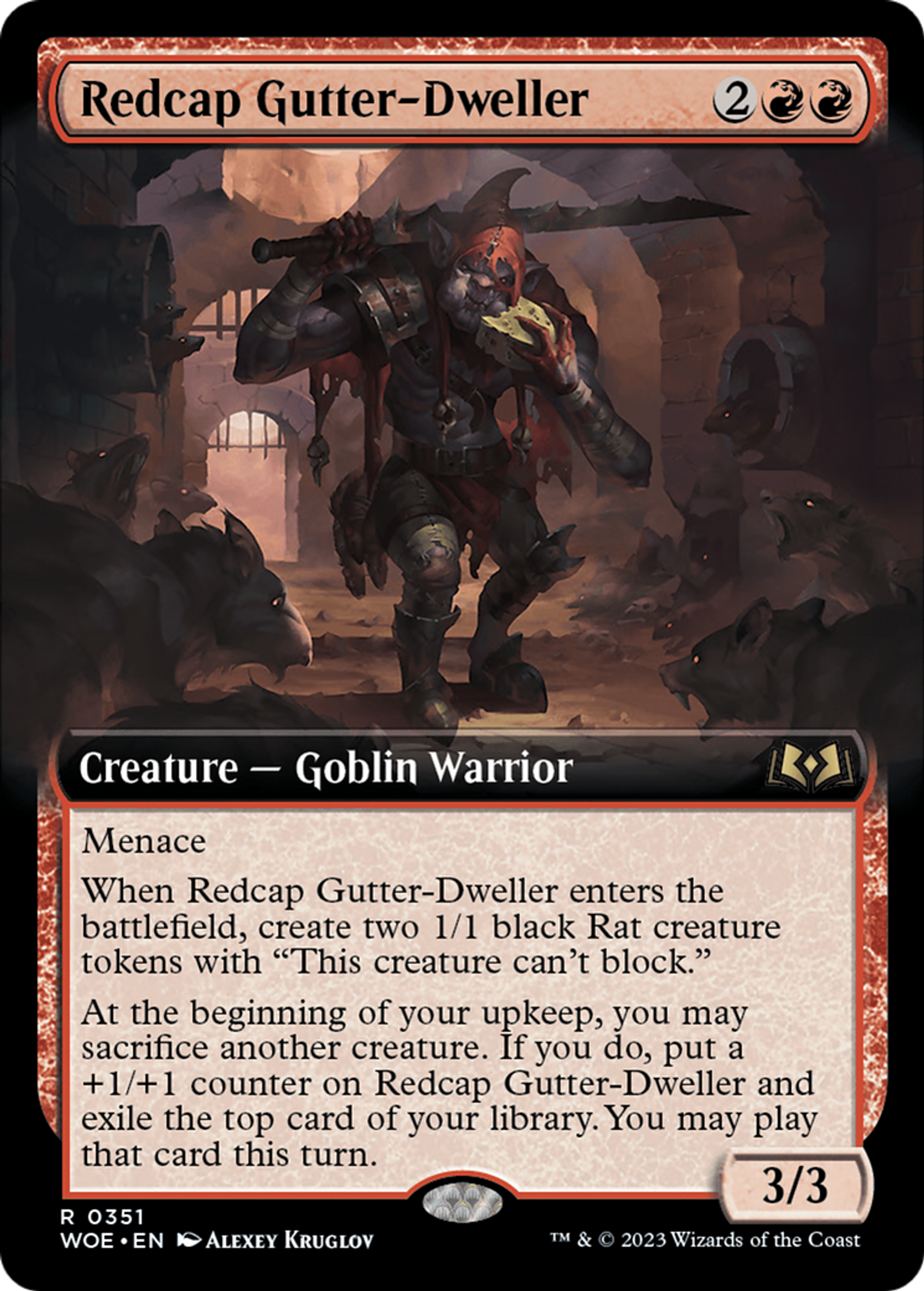 Redcap Gutter-Dweller — Wilds of Eldraine — Magic: The Gathering