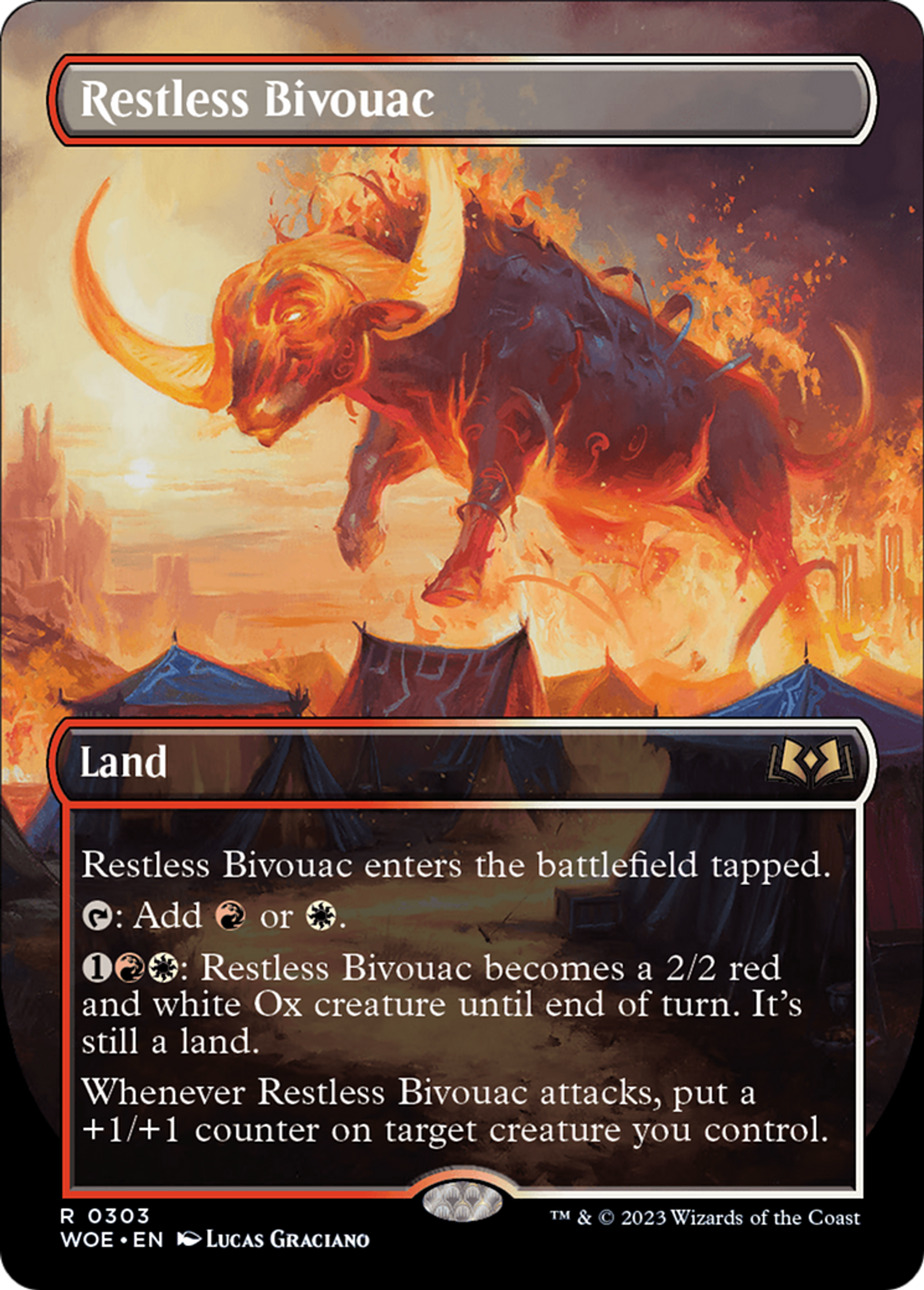 Restless Bivouac — Wilds of Eldraine — Magic: The Gathering