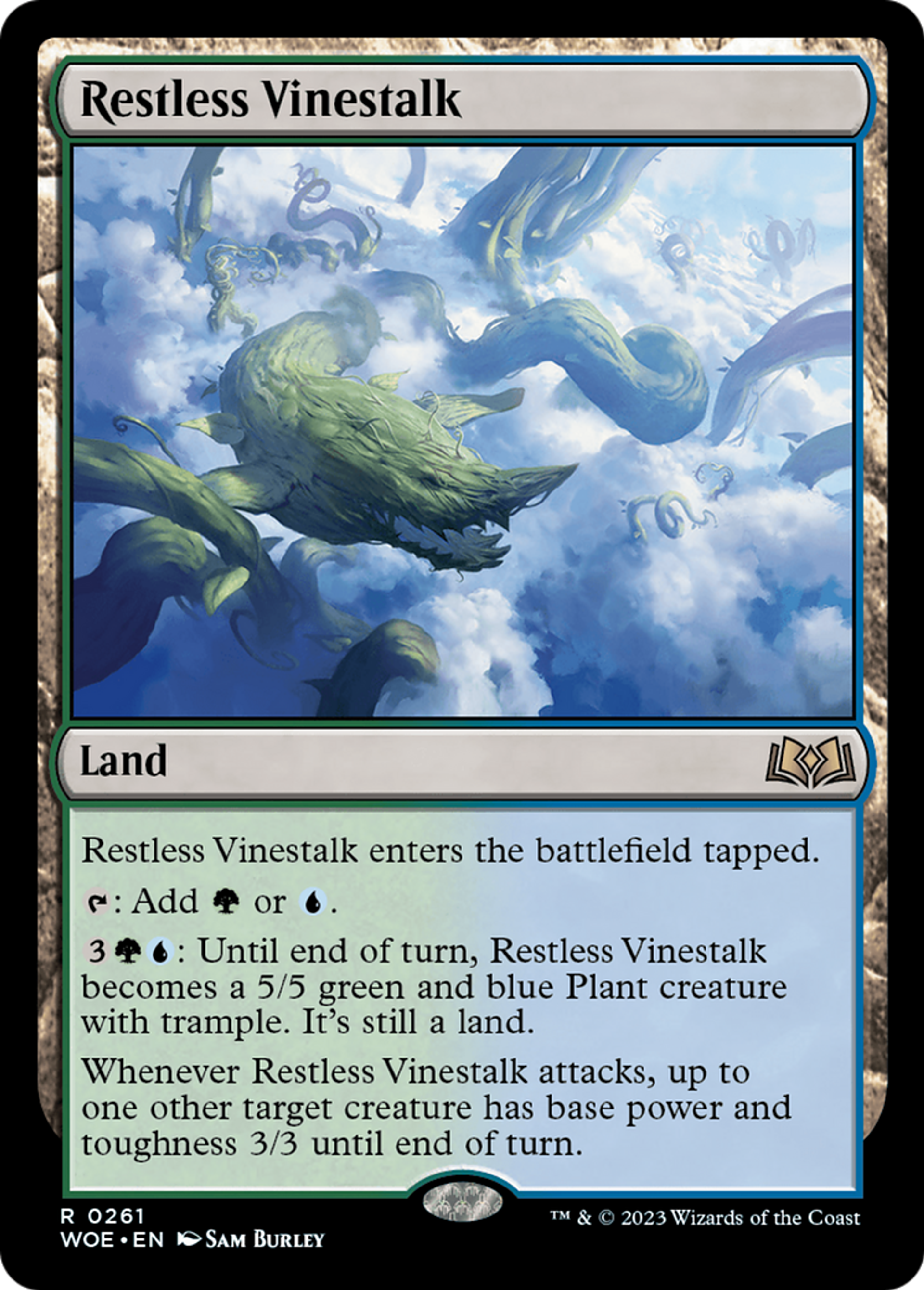 Restless Vinestalk — Wilds of Eldraine — Magic: The Gathering
