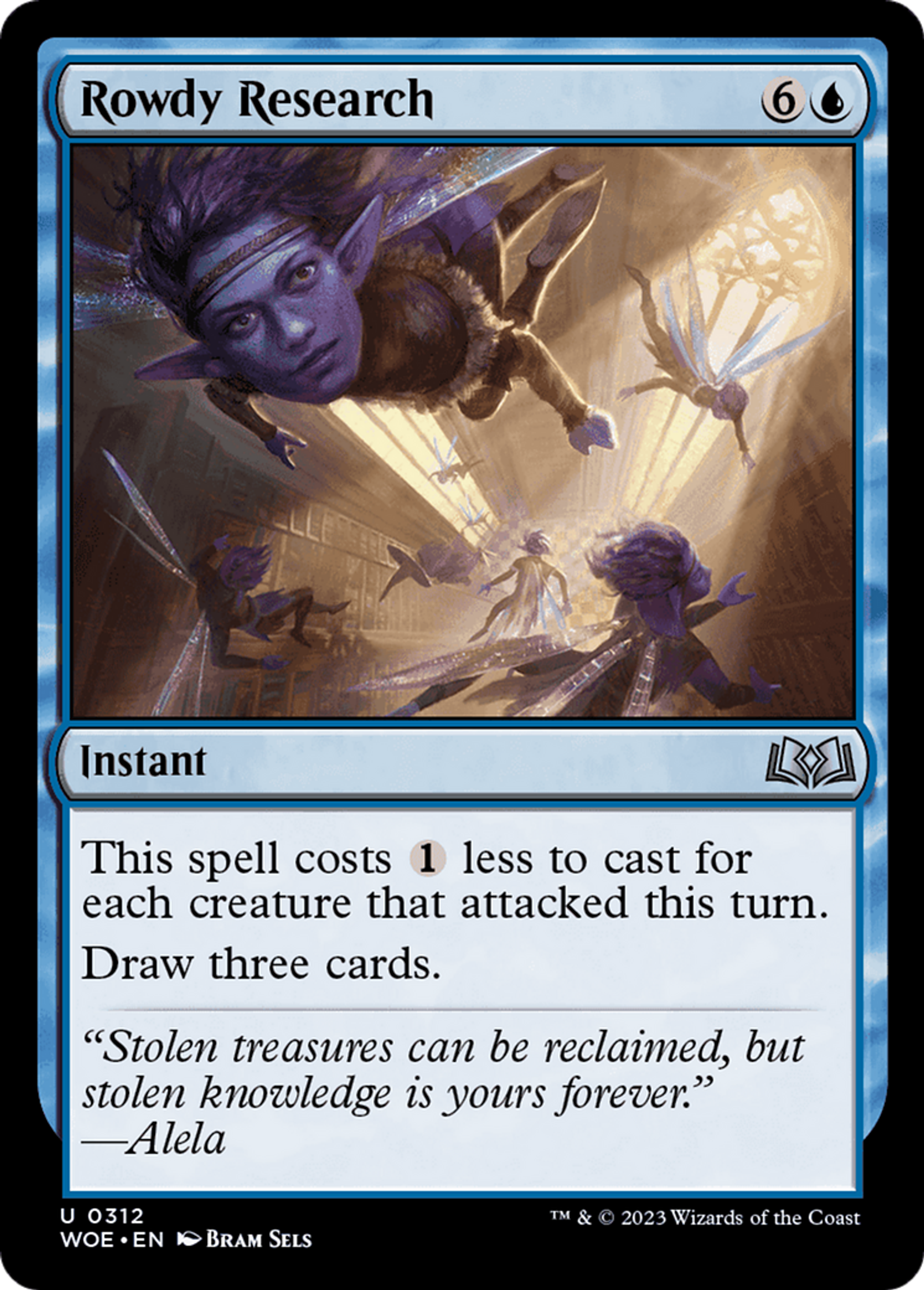 Rowdy Research — Wilds of Eldraine — Magic: The Gathering