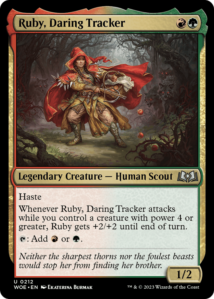 Ruby, Daring Tracker — Wilds of Eldraine — Magic: The Gathering