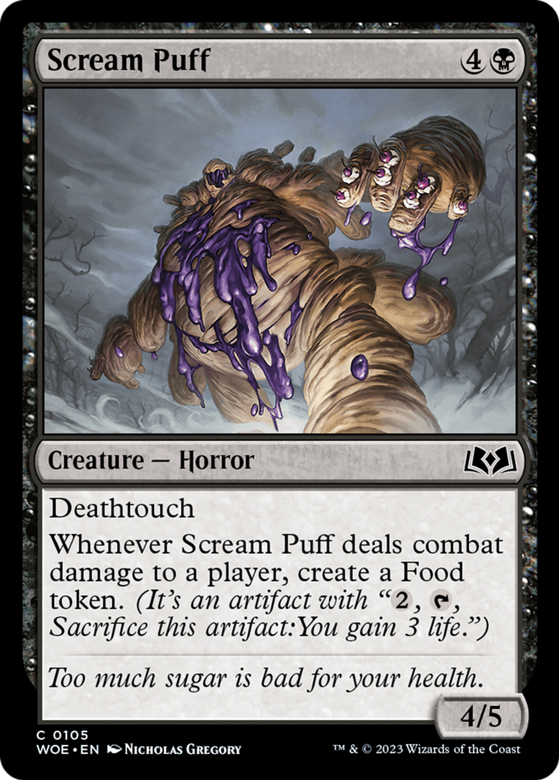Scream Puff — Wilds of Eldraine — Magic: The Gathering
