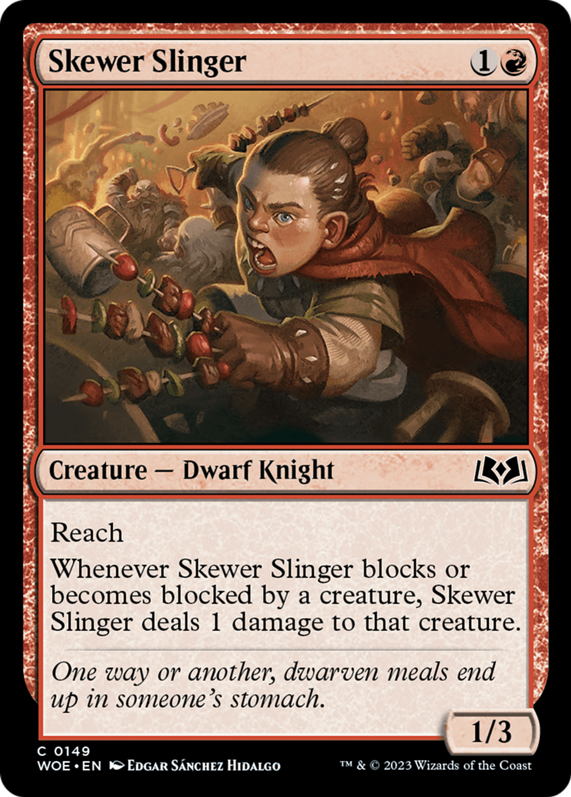 Skewer Slinger — Wilds of Eldraine — Magic: The Gathering