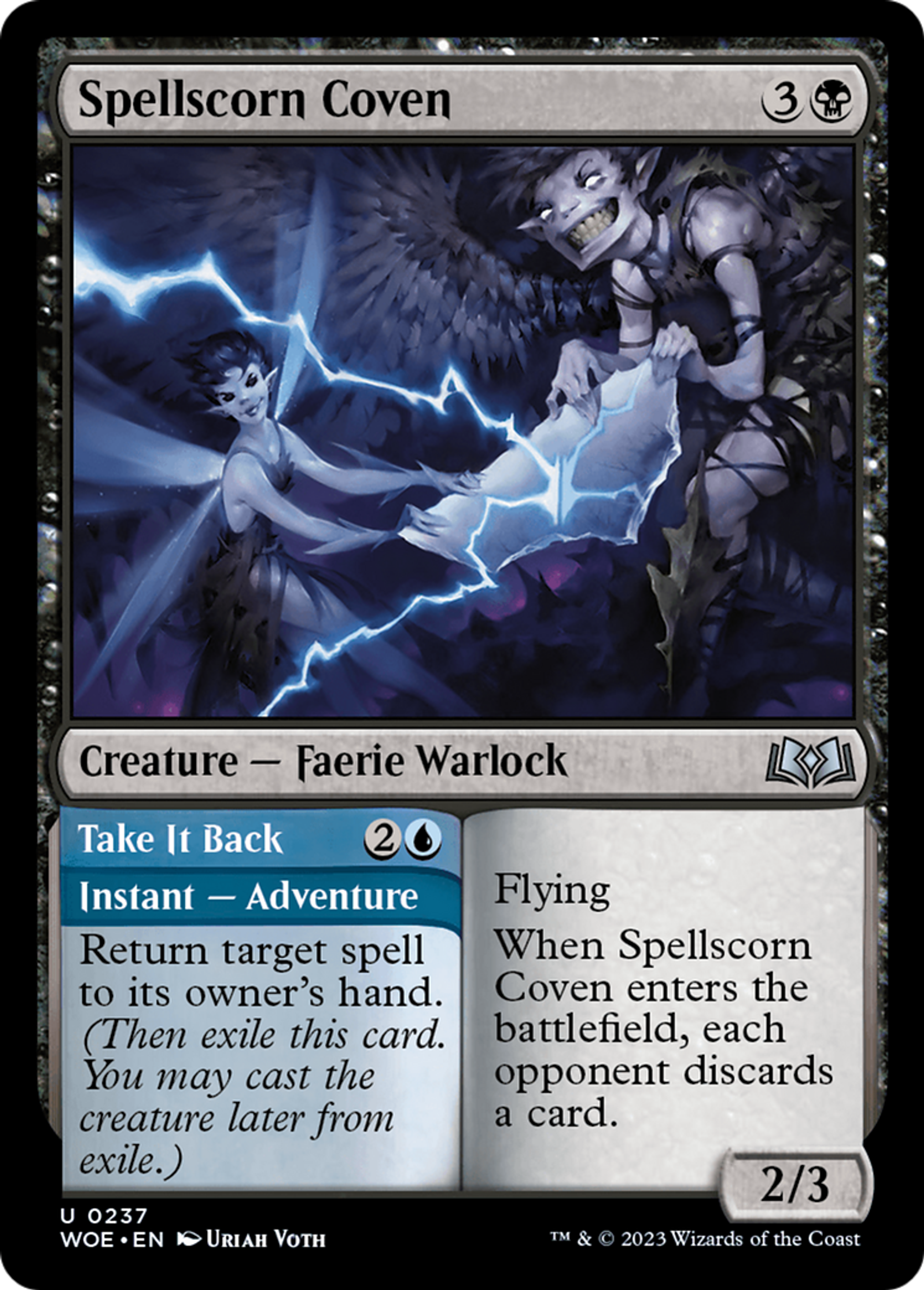 Spellscorn Coven // Take It Back — Wilds of Eldraine — Magic: The Gathering