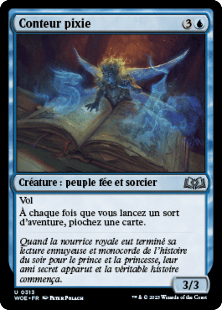 Conteur pixie — Wilds of Eldraine — Magic: The Gathering