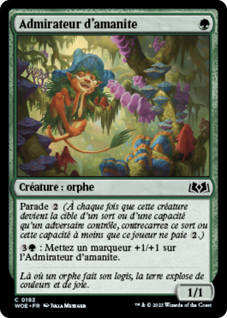 Admirateur d'amanite — Wilds of Eldraine — Magic: The Gathering