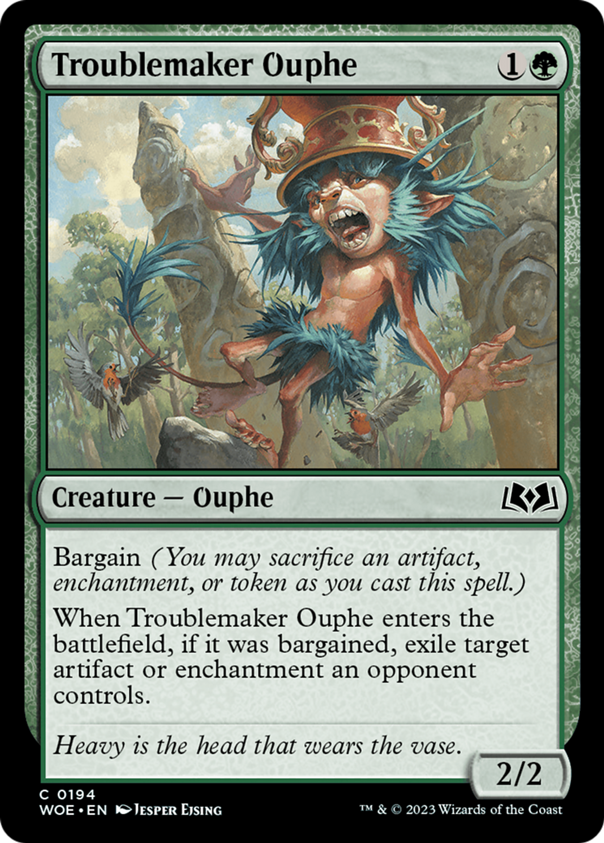 Troublemaker Ouphe — Wilds of Eldraine — Magic: The Gathering
