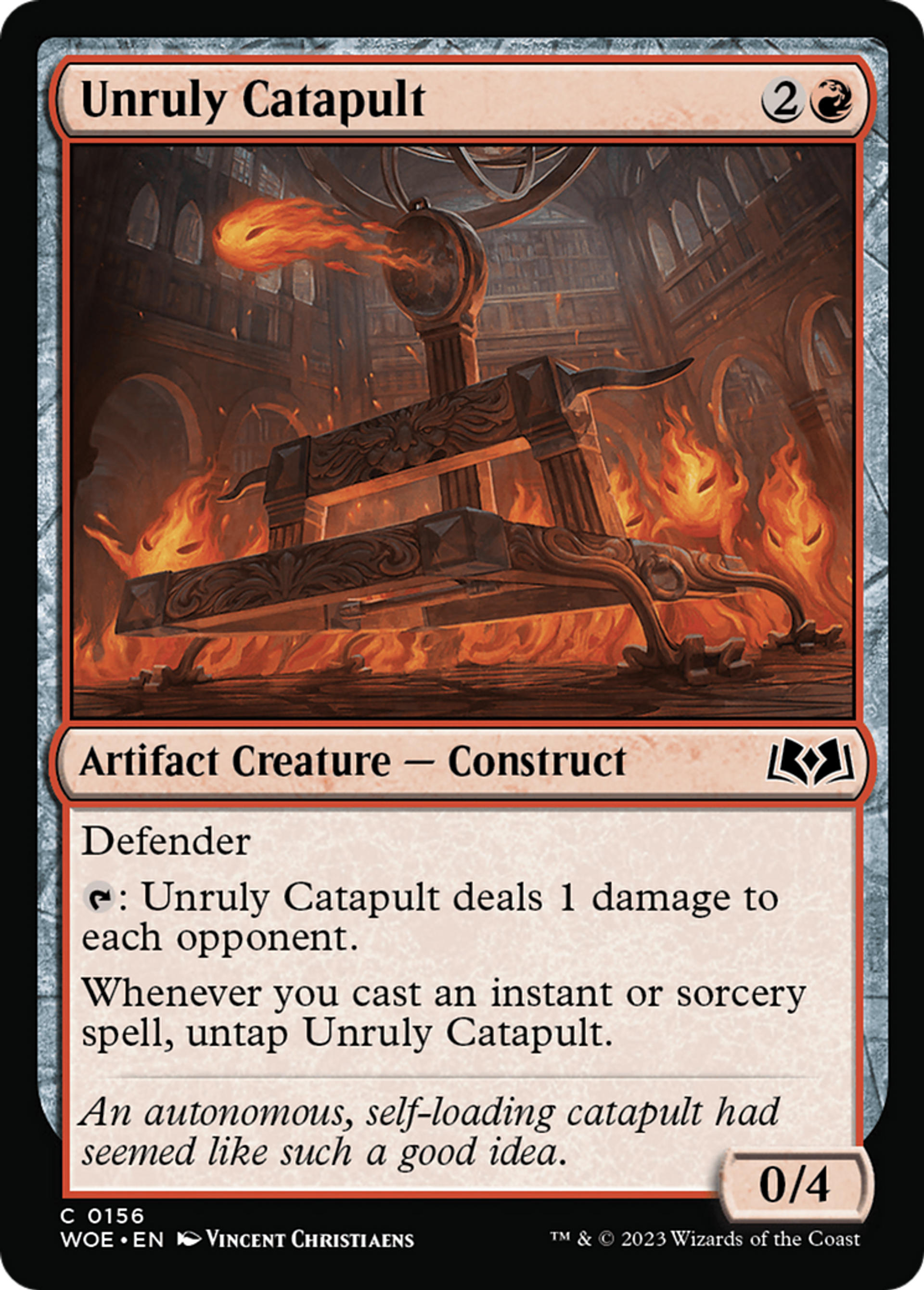 Unruly Catapult — Wilds of Eldraine — Magic: The Gathering