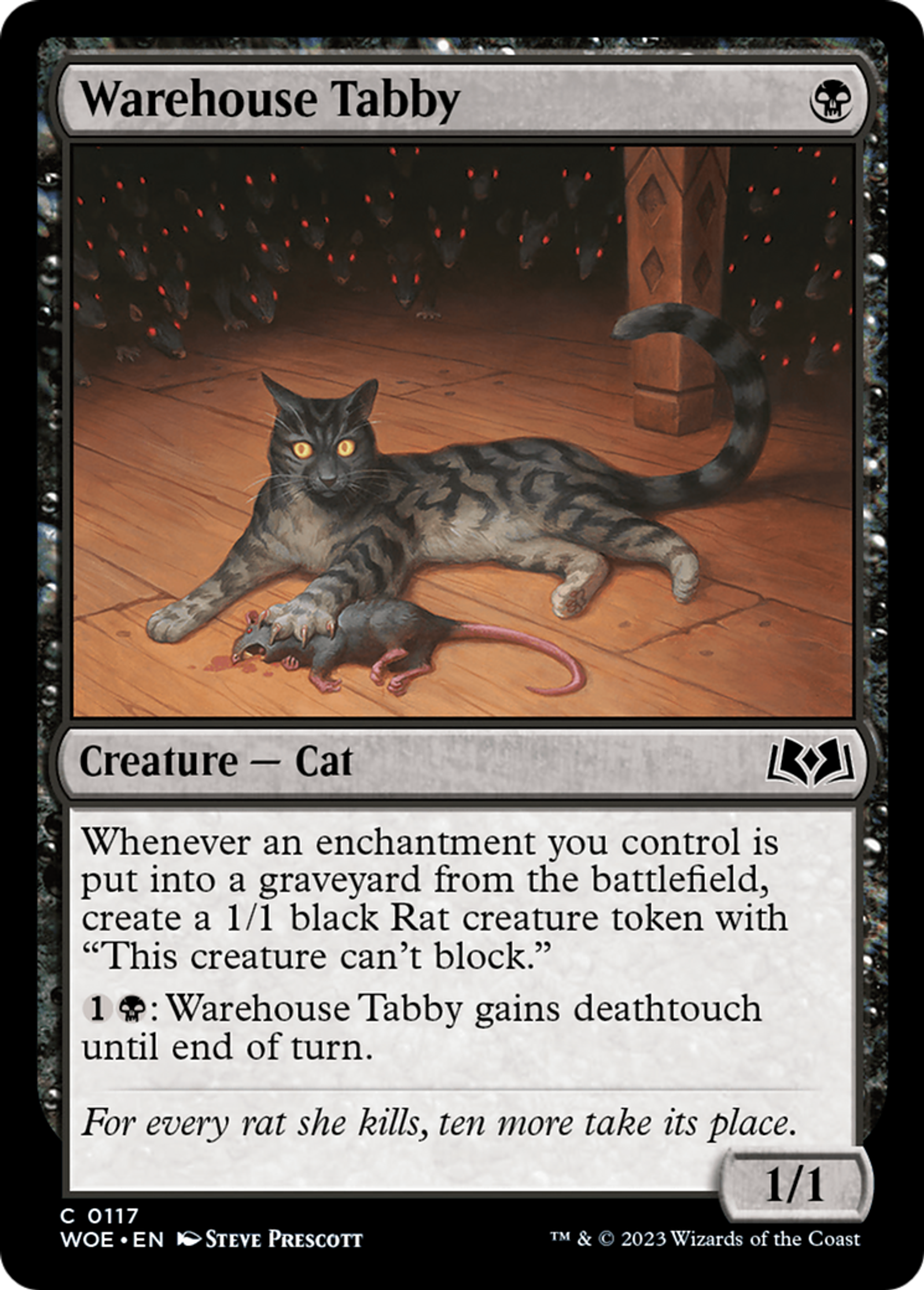 Warehouse Tabby — Wilds of Eldraine — Magic: The Gathering