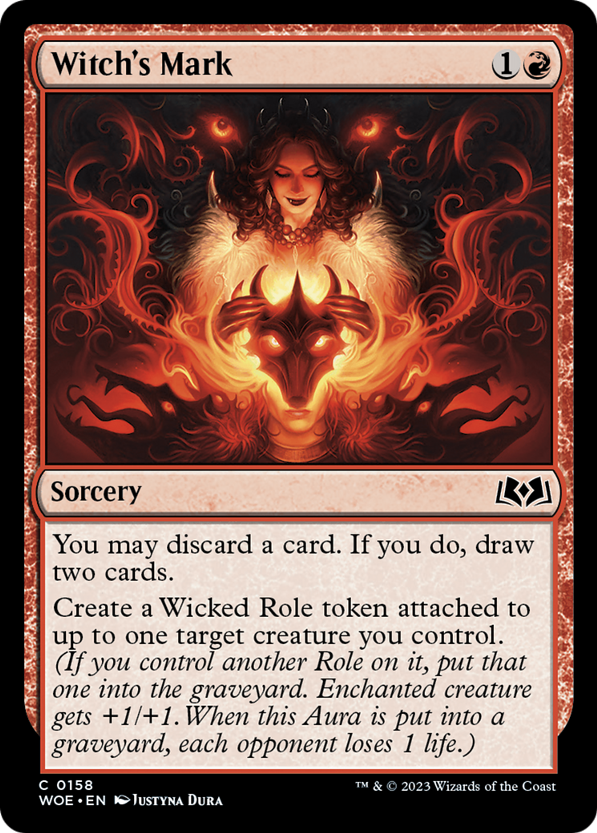 Witch's Mark — Wilds of Eldraine — Magic: The Gathering