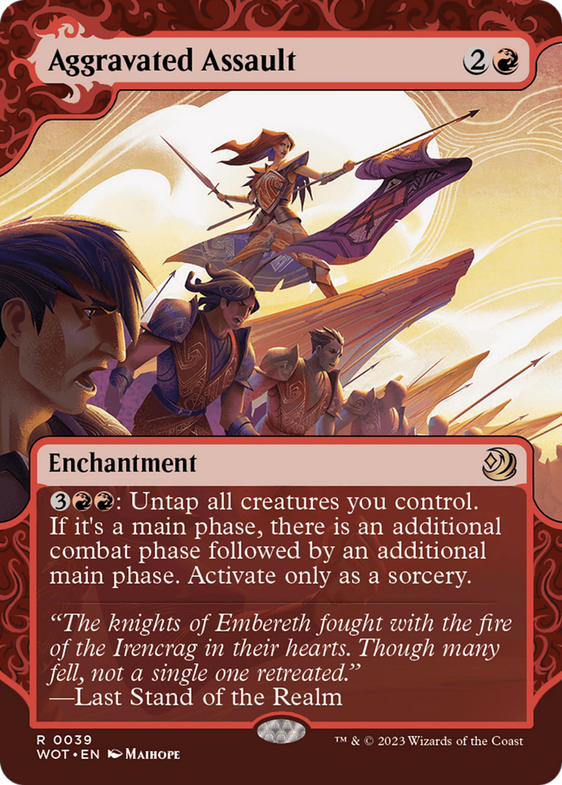 Escalade de violence — Wilds of Eldraine: Enchanting Tales — Magic: The Gathering