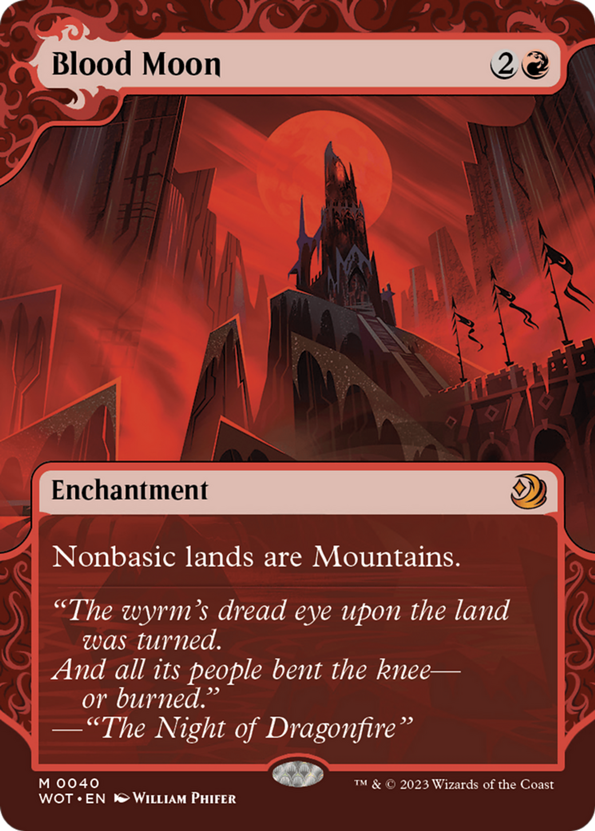 Blood Moon — Wilds of Eldraine: Enchanting Tales — Magic: The Gathering